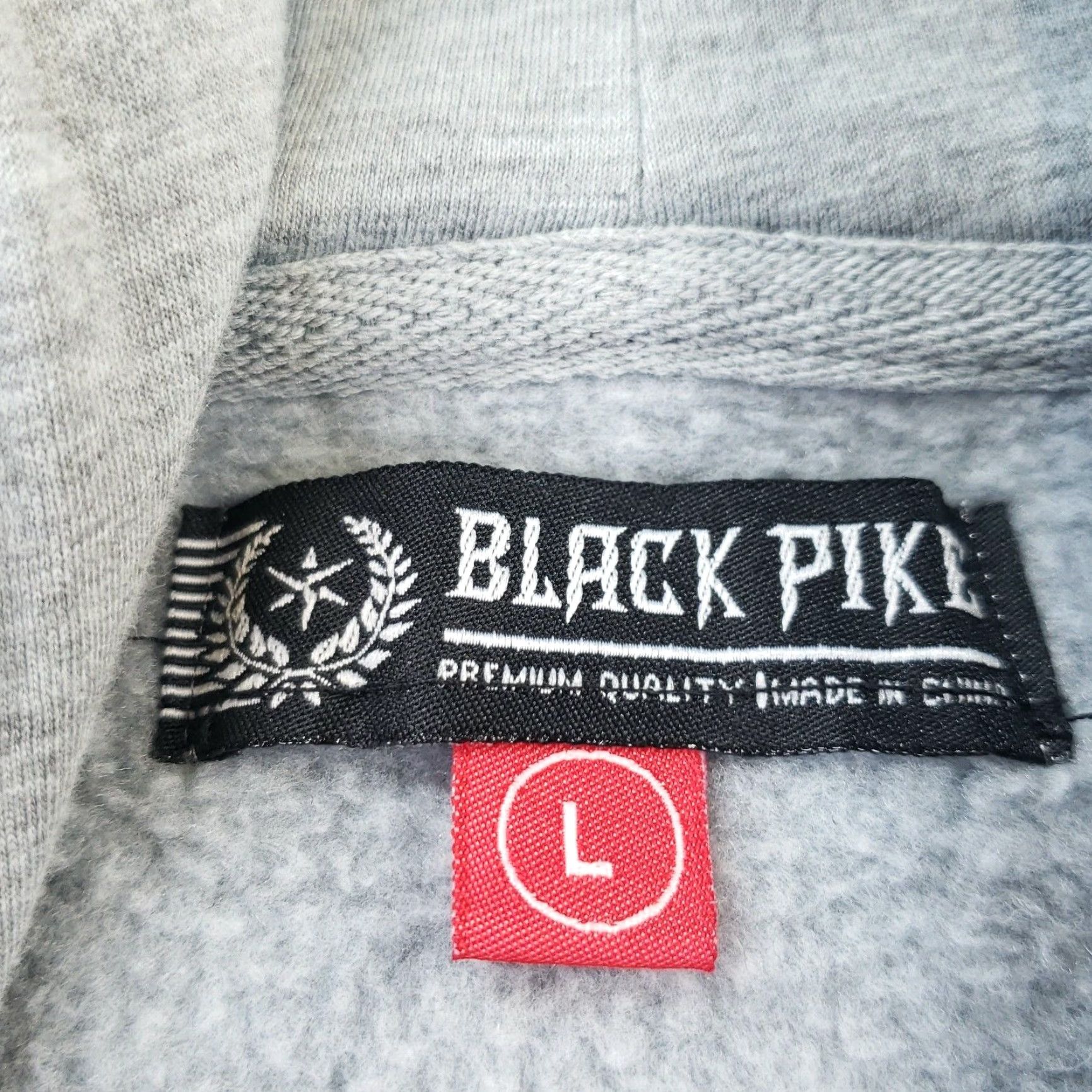Vintage Black Pike Hoodie Mens Large Gray Graphic Rasta Lion Hooded Long Sleeve Shirt Men Large Gray Graphic Lion Hooded Sweatshirt Size US L / EU 52-54 / 3 - 6 Thumbnail
