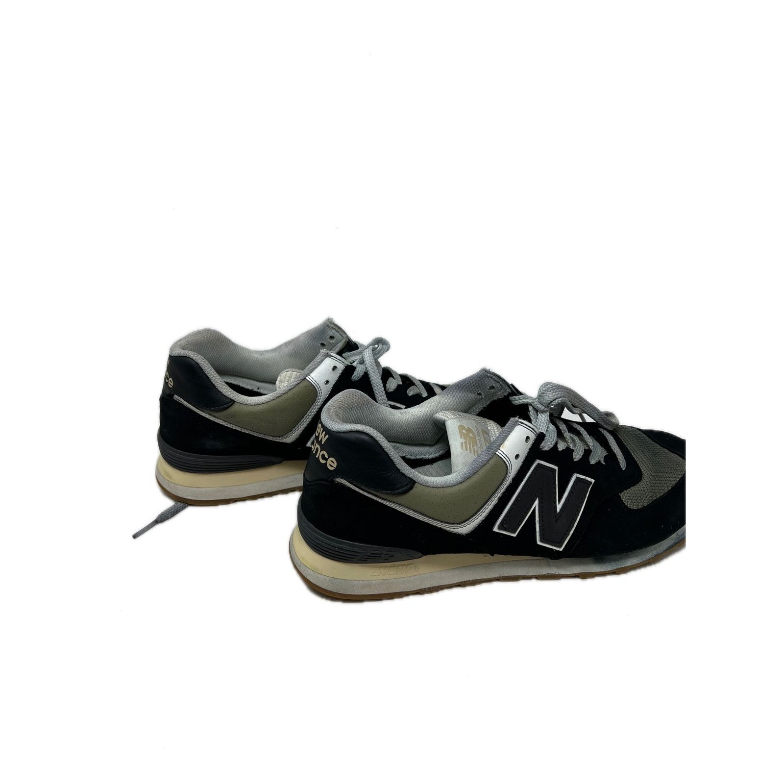 New Balance New Balance 574 Black Olive Gum Mens 12 Size US 12 / EU 45 - 3 Thumbnail
