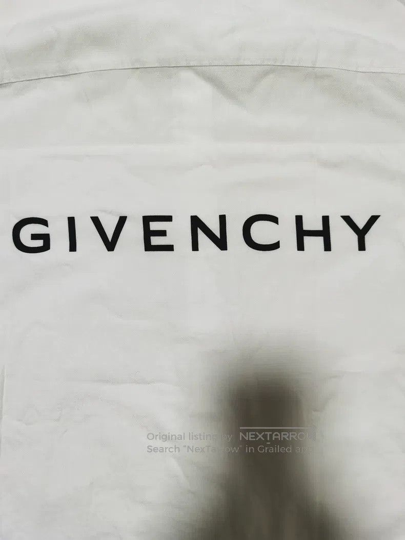 Givenchy Givenchy Oxford Twill Back Logo Shirt Size US S / EU 44-46 / 1 - 6 Thumbnail