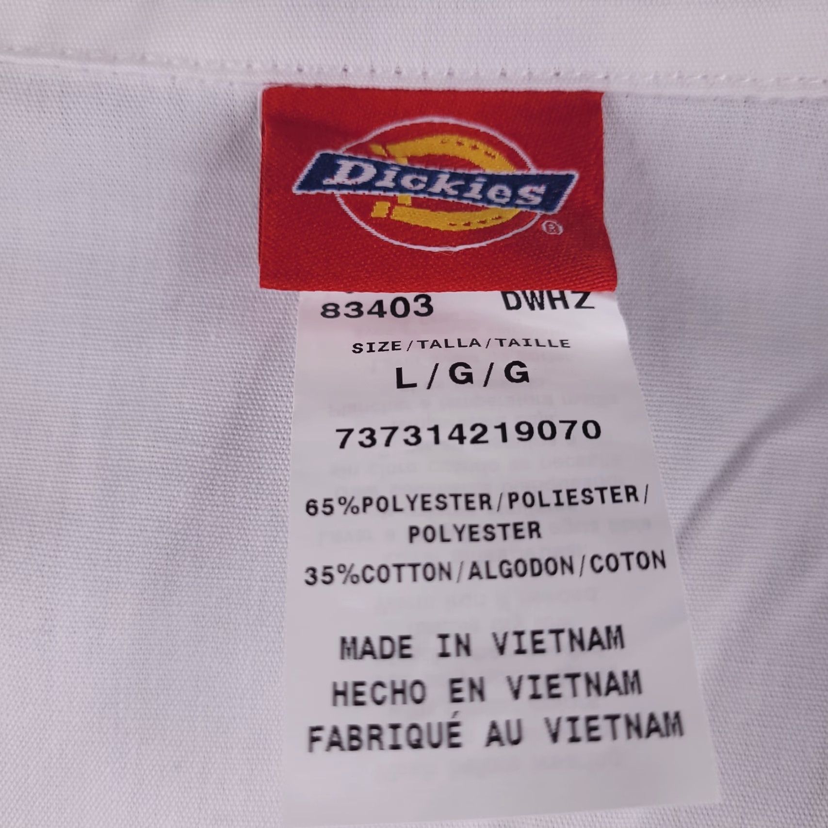 Dickies Dickies Lab Coat Unisex Large White Medical Coat Size US L / EU 52-54 / 3 - 4 Thumbnail