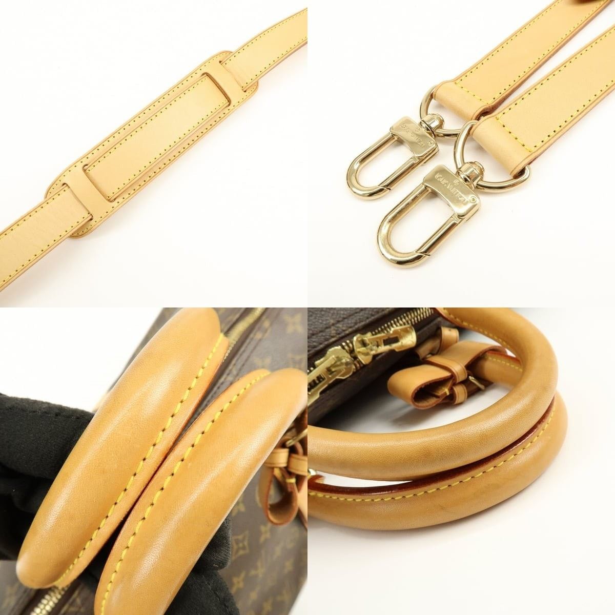 Louis Vuitton Louis Vuitton Monogram Keepall Bandouliere 55 Duffle Bag Size ONE SIZE - 4 Thumbnail