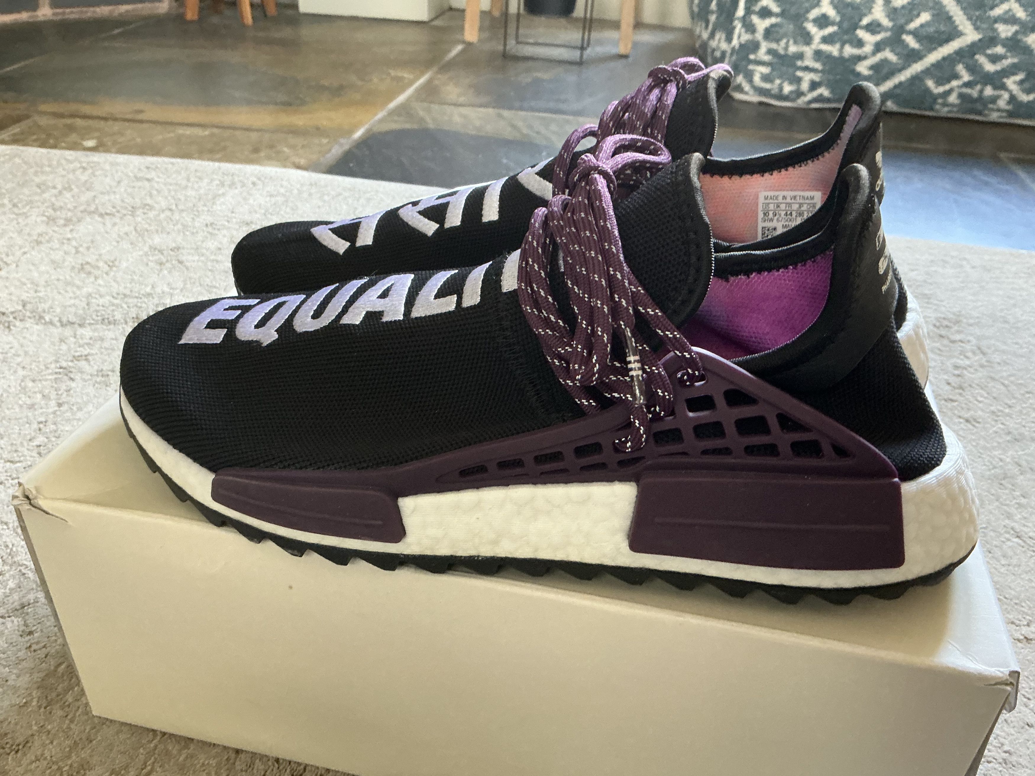 Adidas × Pharrell Adidas x Pharrell HU HOLI NMD MC 2018 trainers Size US 10 / EU 43 - 3 Thumbnail