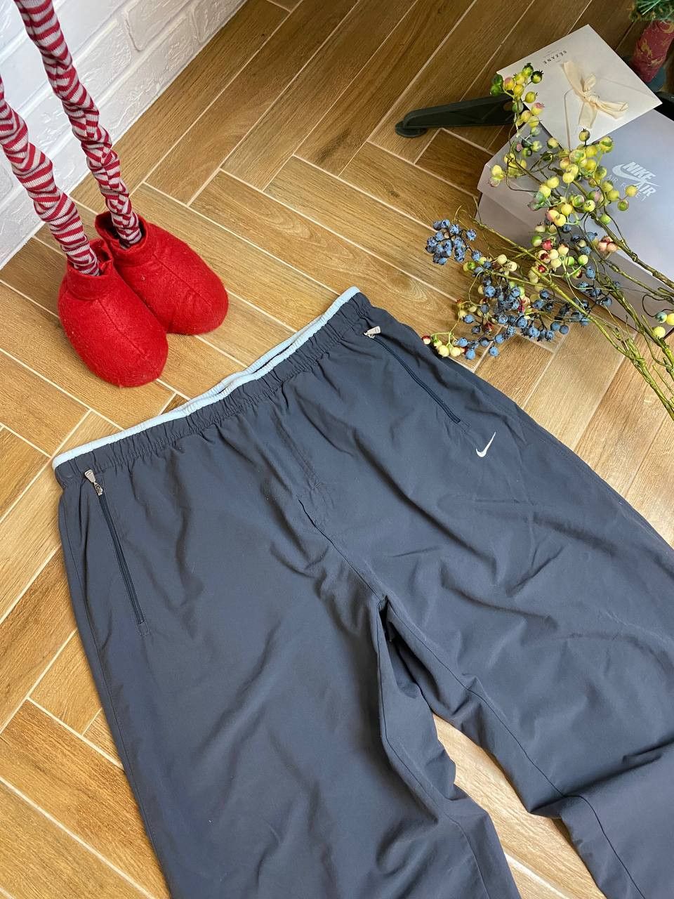 Nike × Vintage Nike Baggy Vintage Y2K Nylon Track Pants Size US 33 - 3 Thumbnail