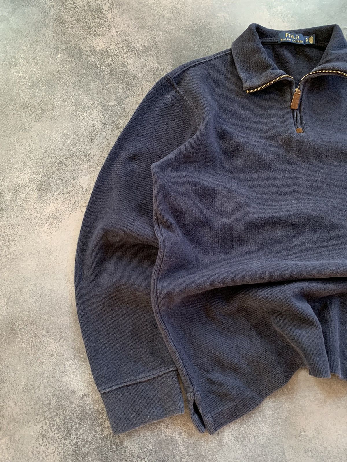 Polo Ralph Lauren × Vintage Vintage Polo Ralph Lauren Zip 1/4 Sweatshirt Old Money Y2K Size US S / EU 44-46 / 1 - 2 Thumbnail