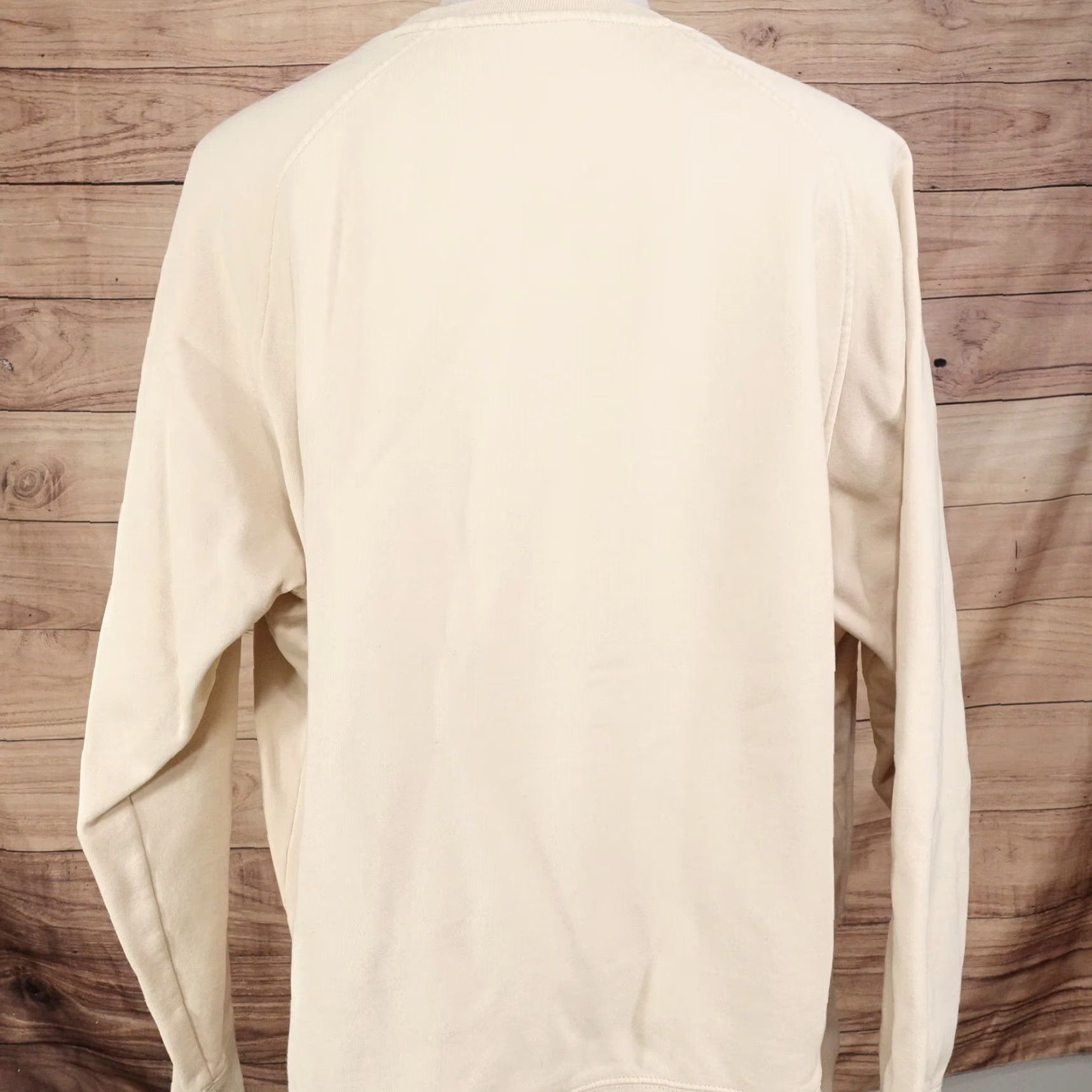 Nike Vintage Nike Crew Neck Sweatshirt Men 2XL Cream Y2K Swoosh Silver Tag 00s Classic Size US XXL / EU 58 / 5 - 5 Thumbnail