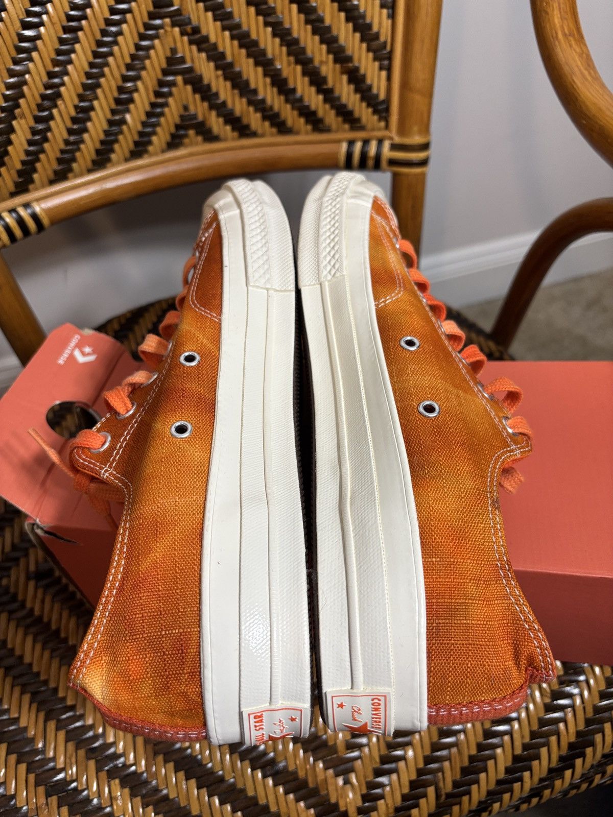 Converse Converse Chuck 70 Twisted Sneakers Venetian Rust Low Top 11M Size US 11 / EU 44 - 5 Thumbnail