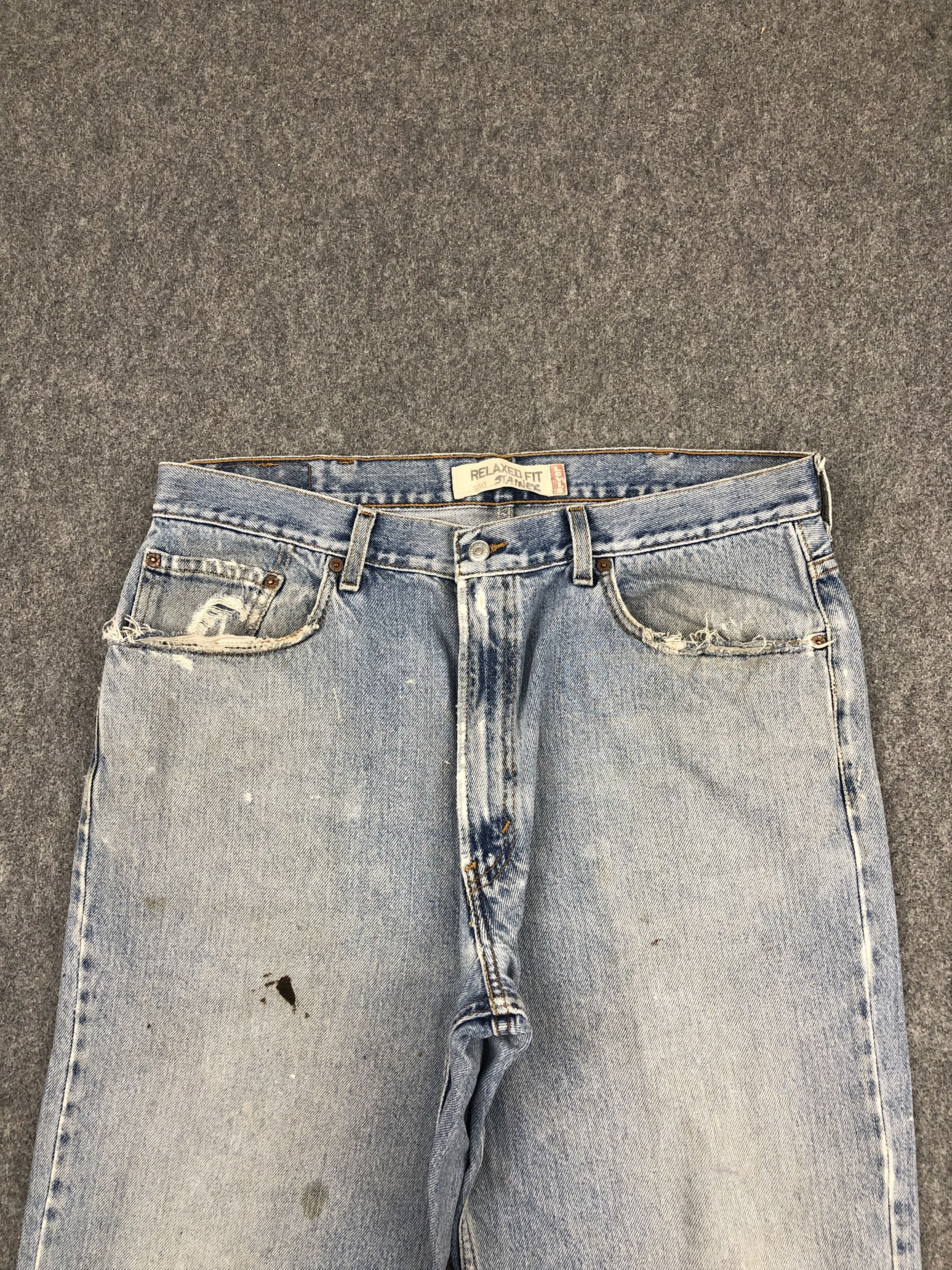Levi's Vintage Levis 550 Relaxed Fit Jeans DPP0231 Size US 37 - 2 Thumbnail