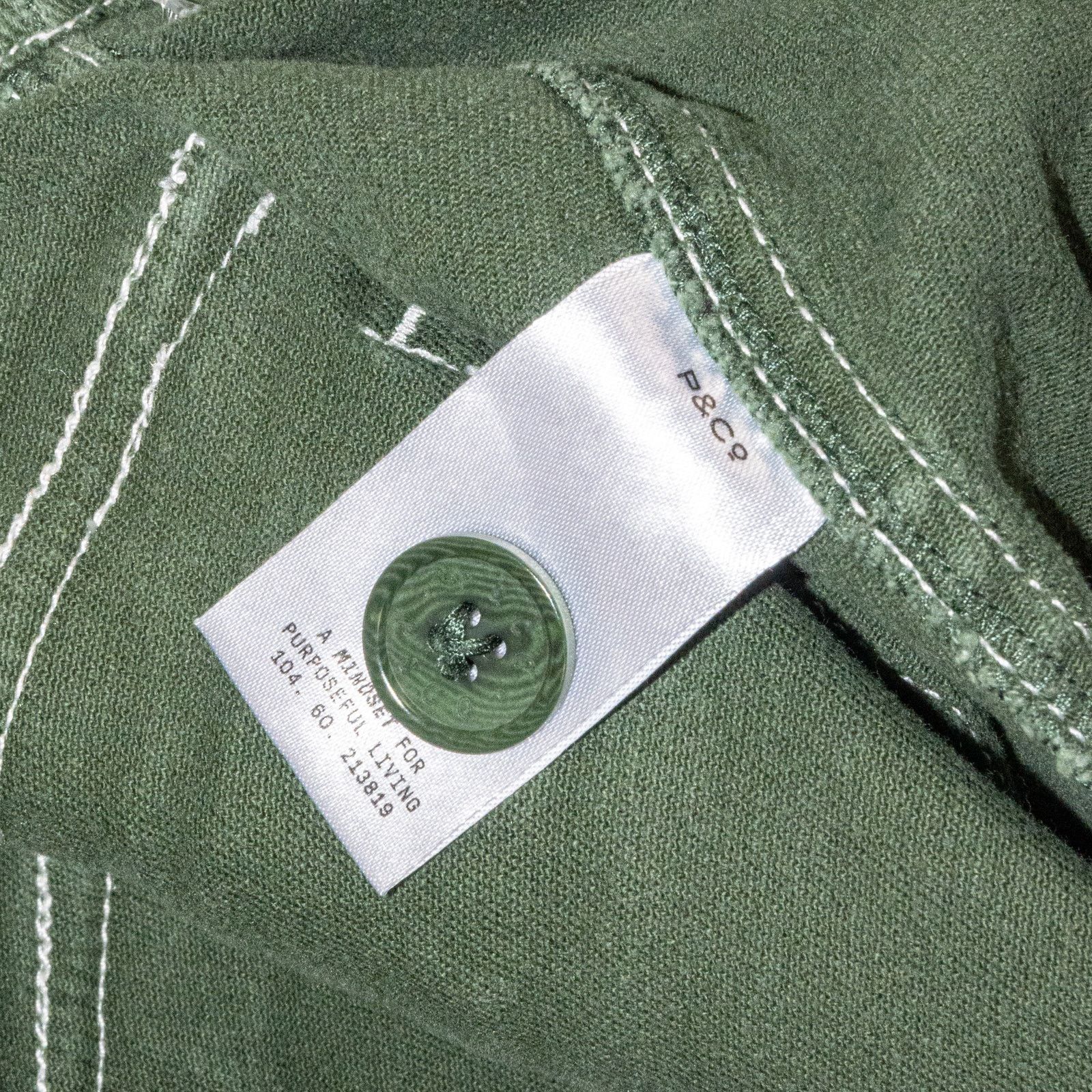 P&Co P&Co Service Fatigue Pants in Green Cotton Twill Size 14 L28 Size 32" / US 10 / IT 46 - 12 Thumbnail