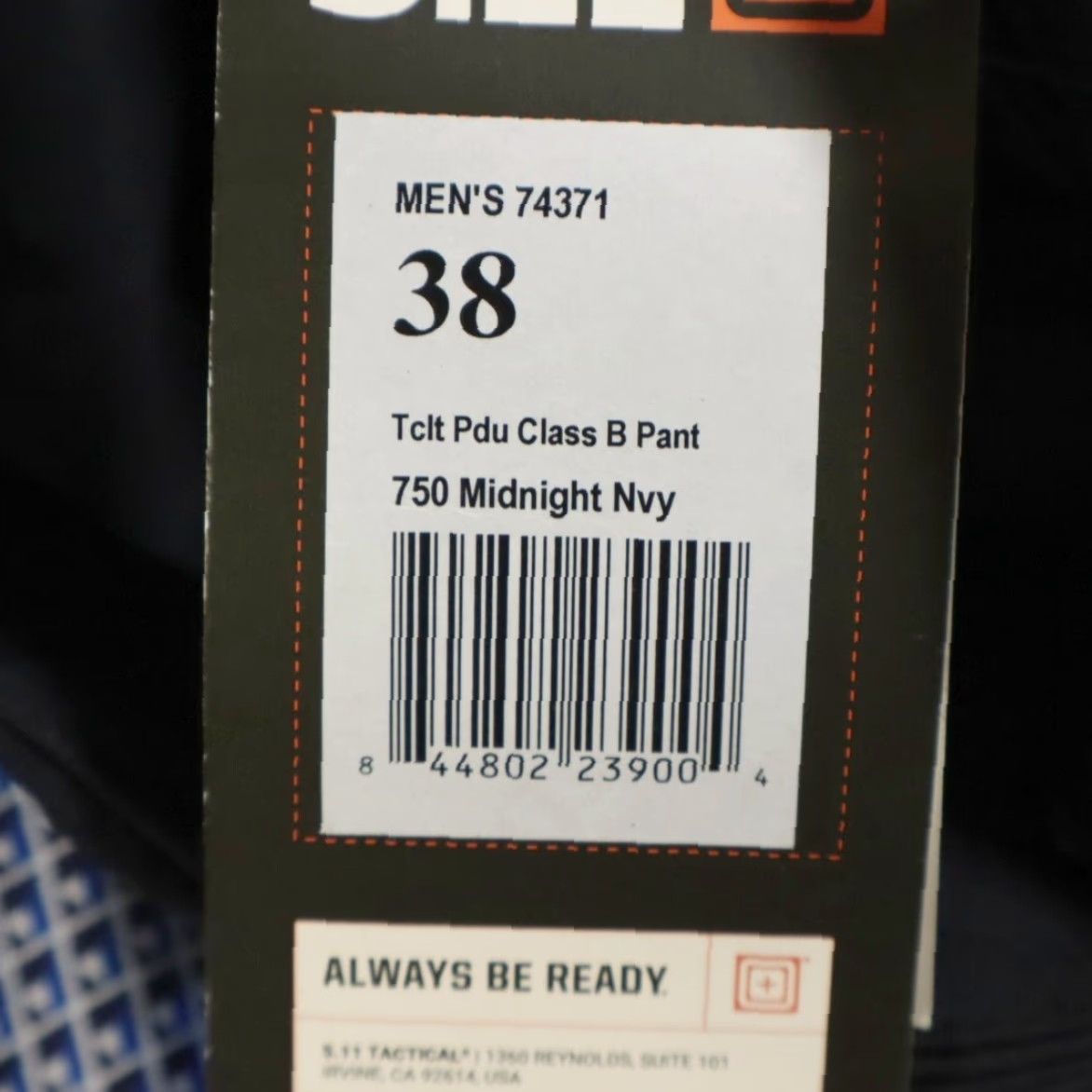 Vintage 5.11 Tactical Class B Unhemmed Cotton Blend Ripstop Cargo Pants Black Men's 38 Size US 38 / EU 54 - 6 Thumbnail