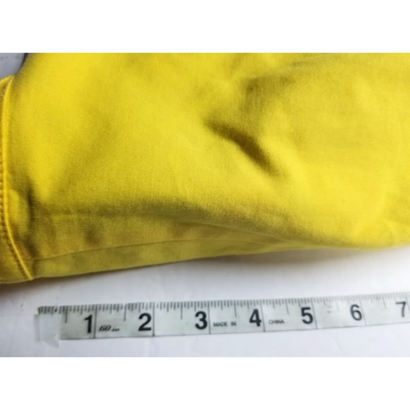 Vintage Anthropologie Tulle Jacket Double Breasted Lined Belted Coat Yellow Medium Pics Size M / US 6-8 / IT 42-44 - 5 Thumbnail