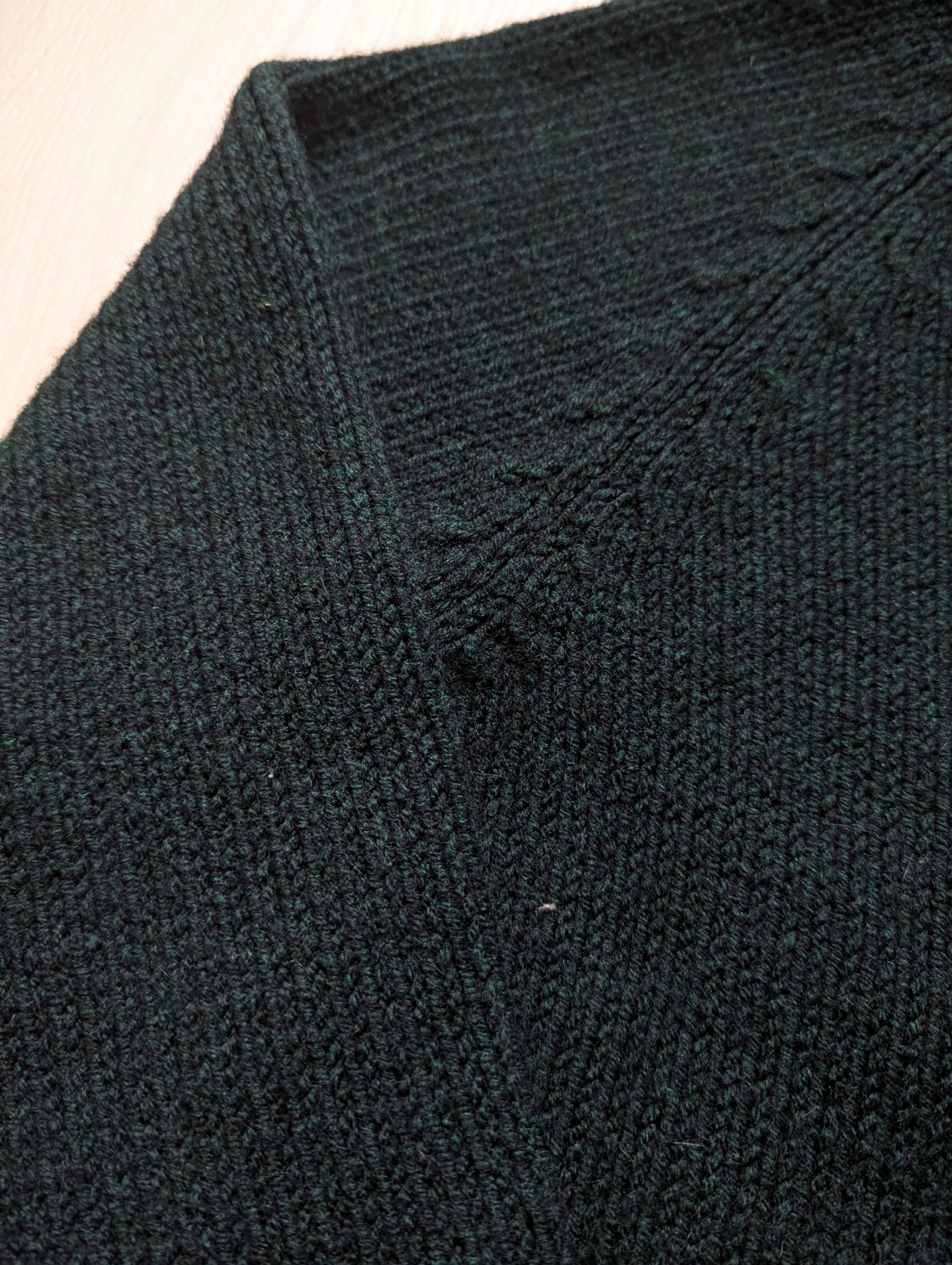 Raf Simons Raf Simons AW20/21 Letter Patch Knit Sweater — Dark Green Size US S / EU 44-46 / 1 - 6 Thumbnail