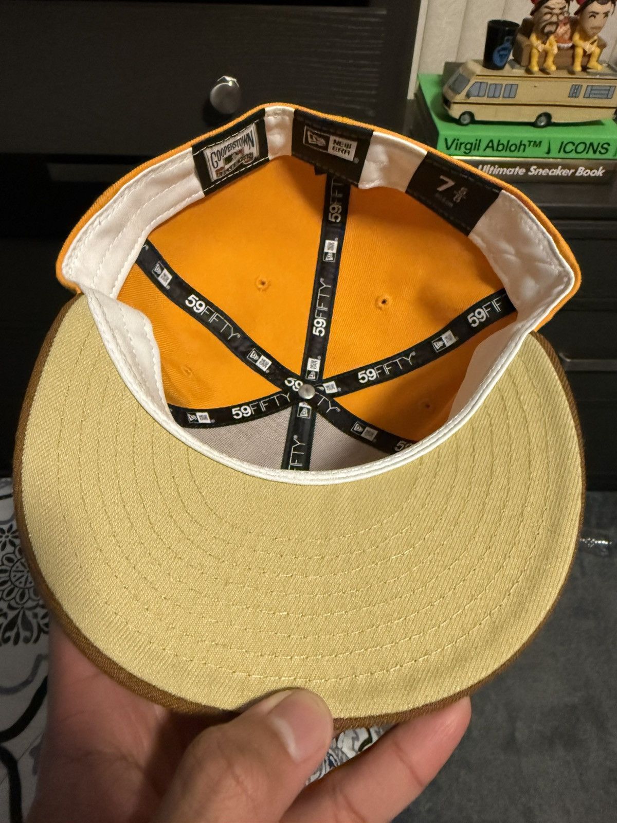 New Era Yankees *Orange* Fitted Hat Size ONE SIZE - 5 Thumbnail