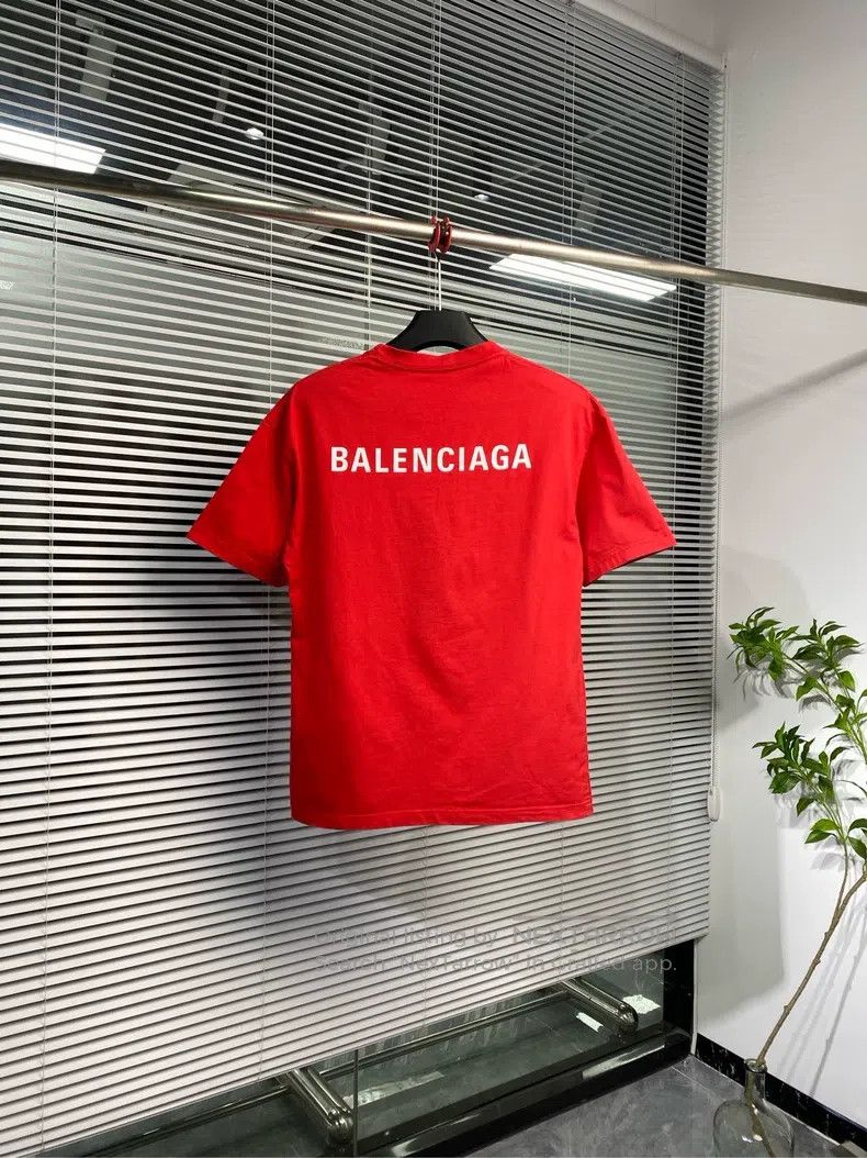 Balenciaga Balenciaga Short-sleeve T-shirt with letter print logo, re Size US XS / EU 42 / 0 - 1 Thumbnail