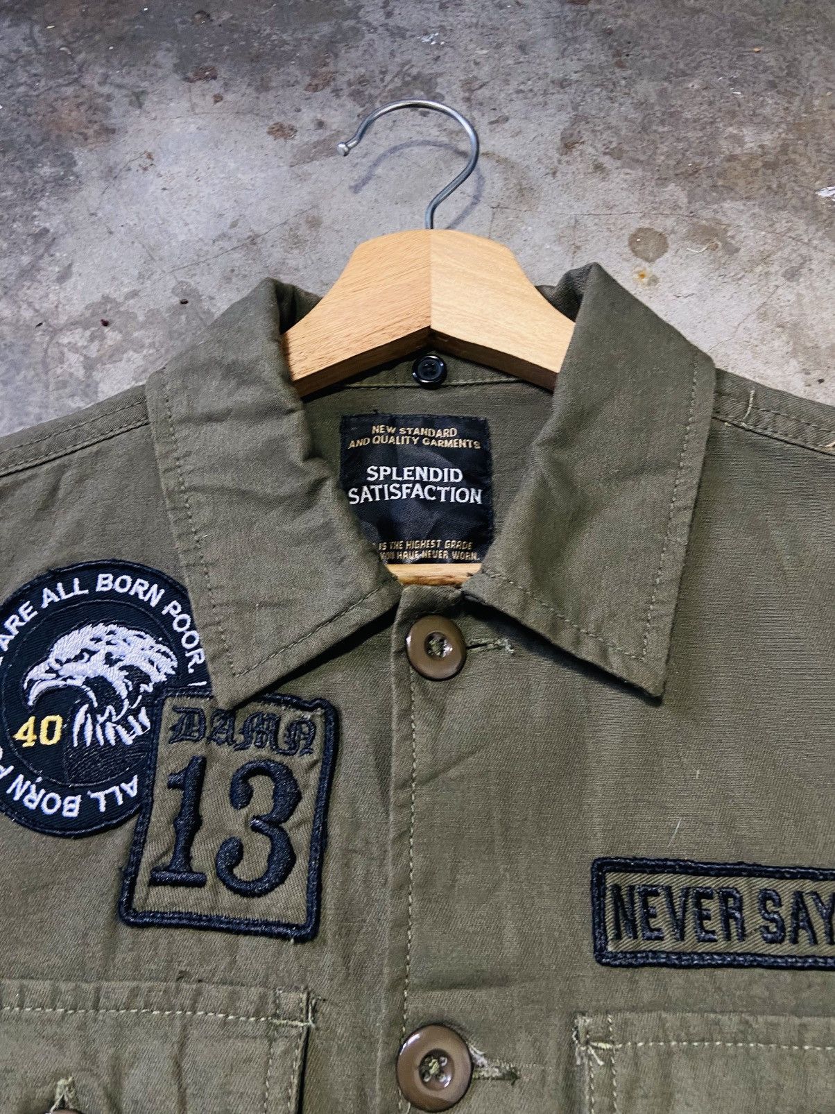 Splendid Splendid Satisfaction Army Fashion Shirt Size US L / EU 52-54 / 3 - 8 Thumbnail