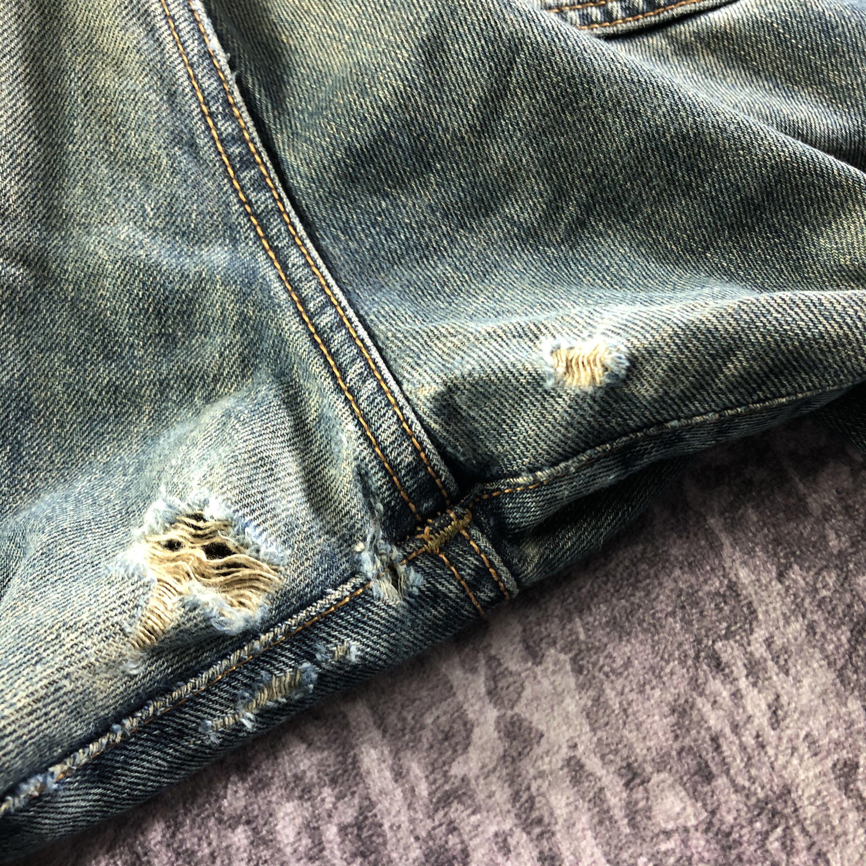 Edwin Vintage Blue Wash Edwin 505 Selvedge Jeans-JM3652 Size US 29 - 8 Thumbnail