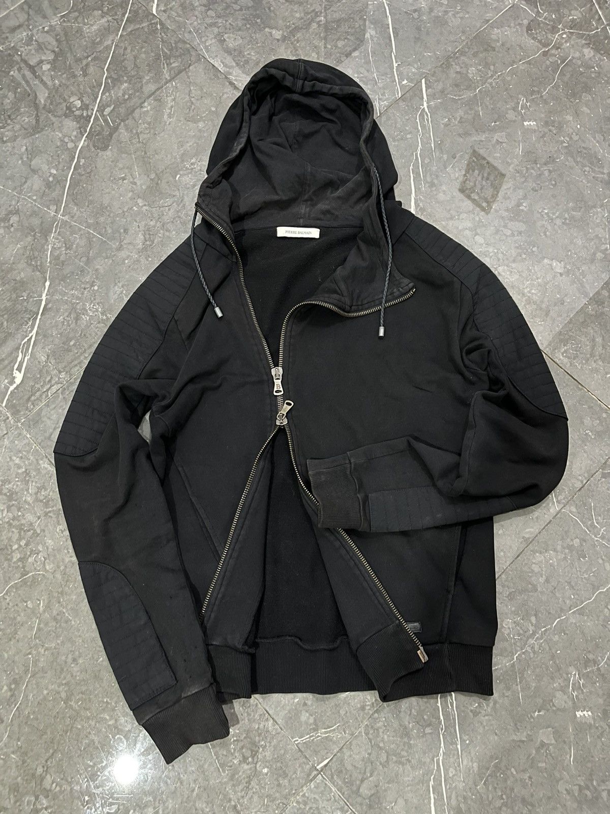 Balmain Balmain bikers zip hoodie Size US M / EU 48-50 / 2 - 12 Thumbnail
