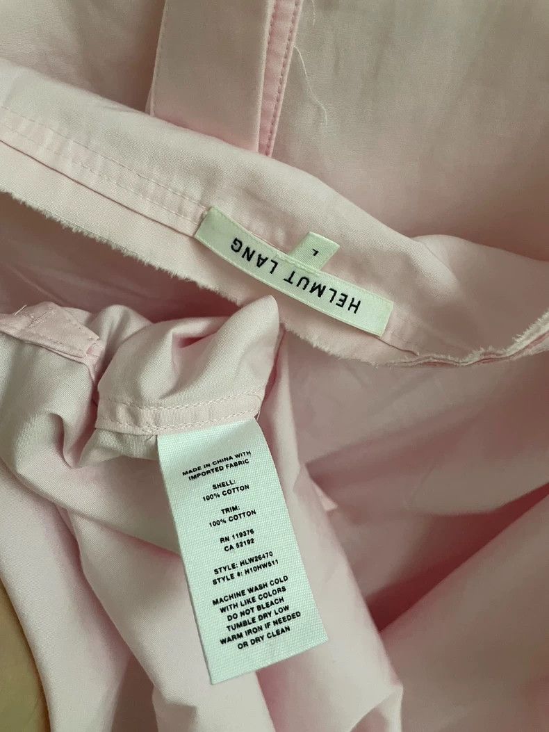 Helmut Lang HELMUT LANG Pink backless shirt Size L / US 10 / IT 46 - 4 Thumbnail