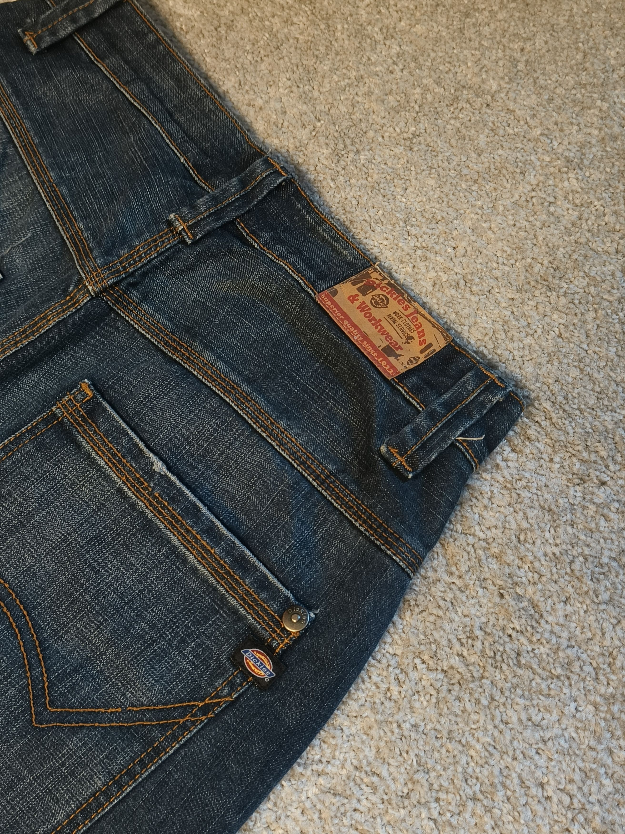 Dickies × Vintage Dickies Denim Classic Workwear Style Blue Jean Shorts Size US 32 / EU 48 - 6 Thumbnail