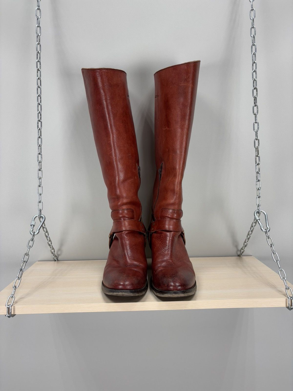 Leather × MoMA Womens boots MOMA Size 40 Color Red Size US 10 / IT 40 - 4 Thumbnail