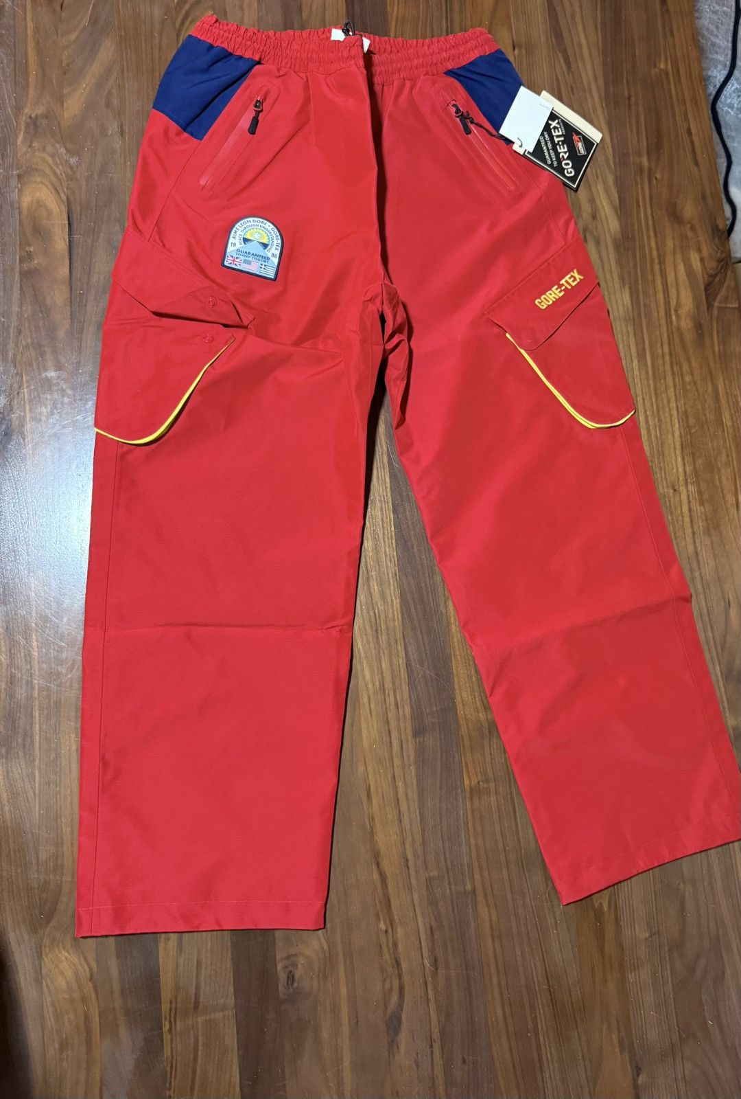 Aime Leon Dore Aime Leon Dore GORE-TEX Offshore Shell Pant Tango Red Sz 34 Size US 34 / EU 50 - 1 Thumbnail