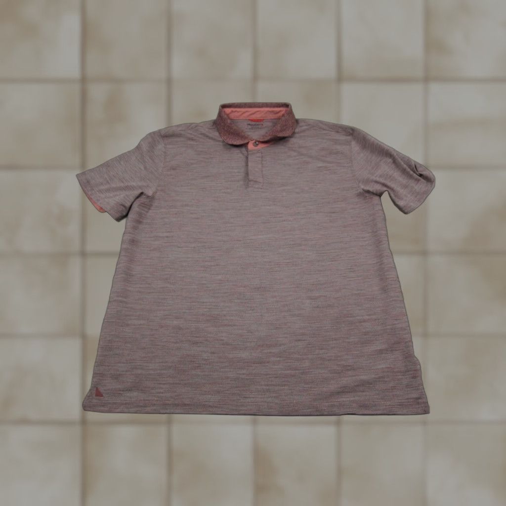 UNTUCKit UNTUCKit Polo Shirt Adult L Red Solid 90s Mens Polo Shirt Polyester Spandex Casual Golf Clothes Mens Size US L / EU 52-54 / 3 - 1 Thumbnail