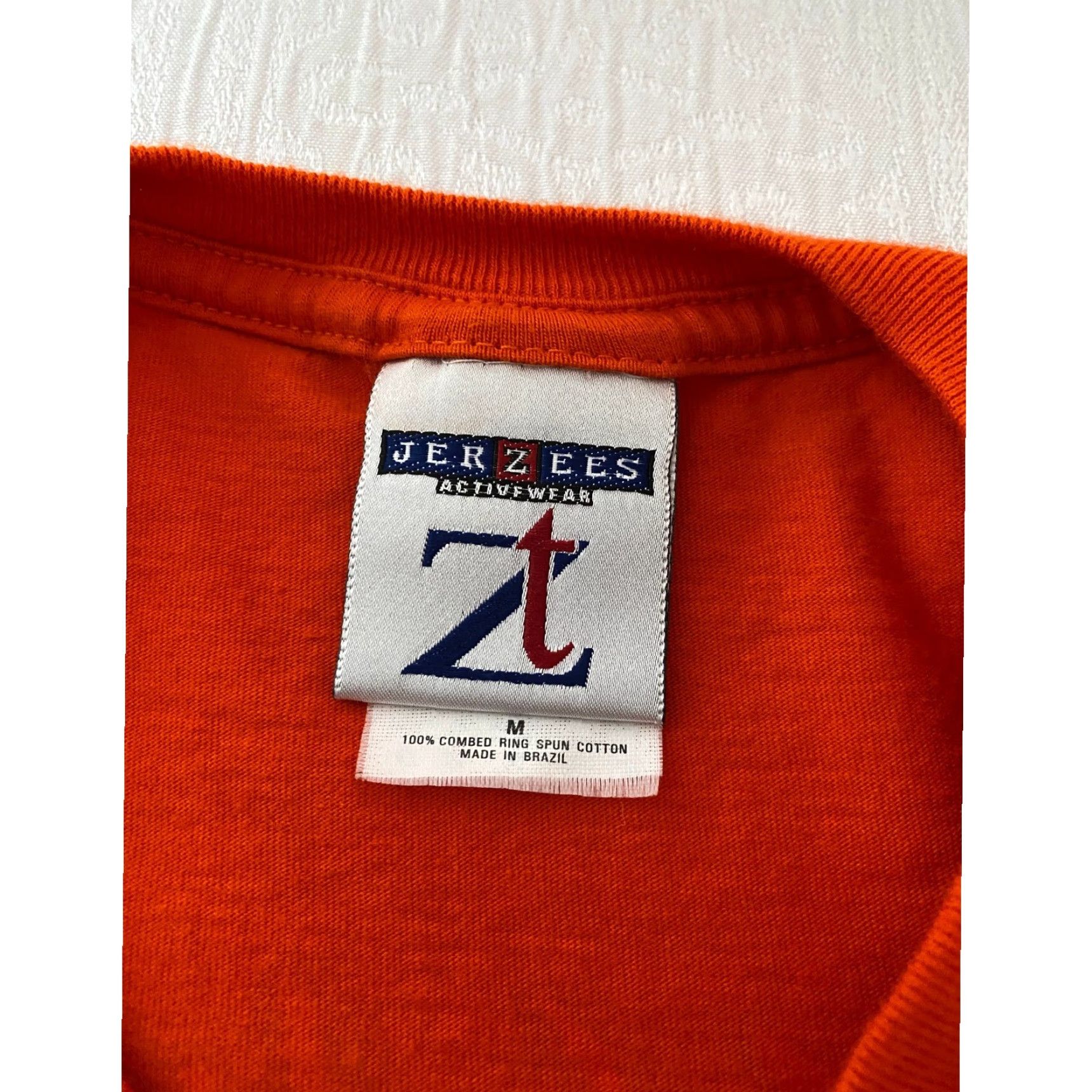 Jerzees VINTAGE Jerzees Biketoberfest 2023 Daytona Beach Florida Orange Biker T-Shirt Mens M Size US M / EU 48-50 / 2 - 6 Thumbnail