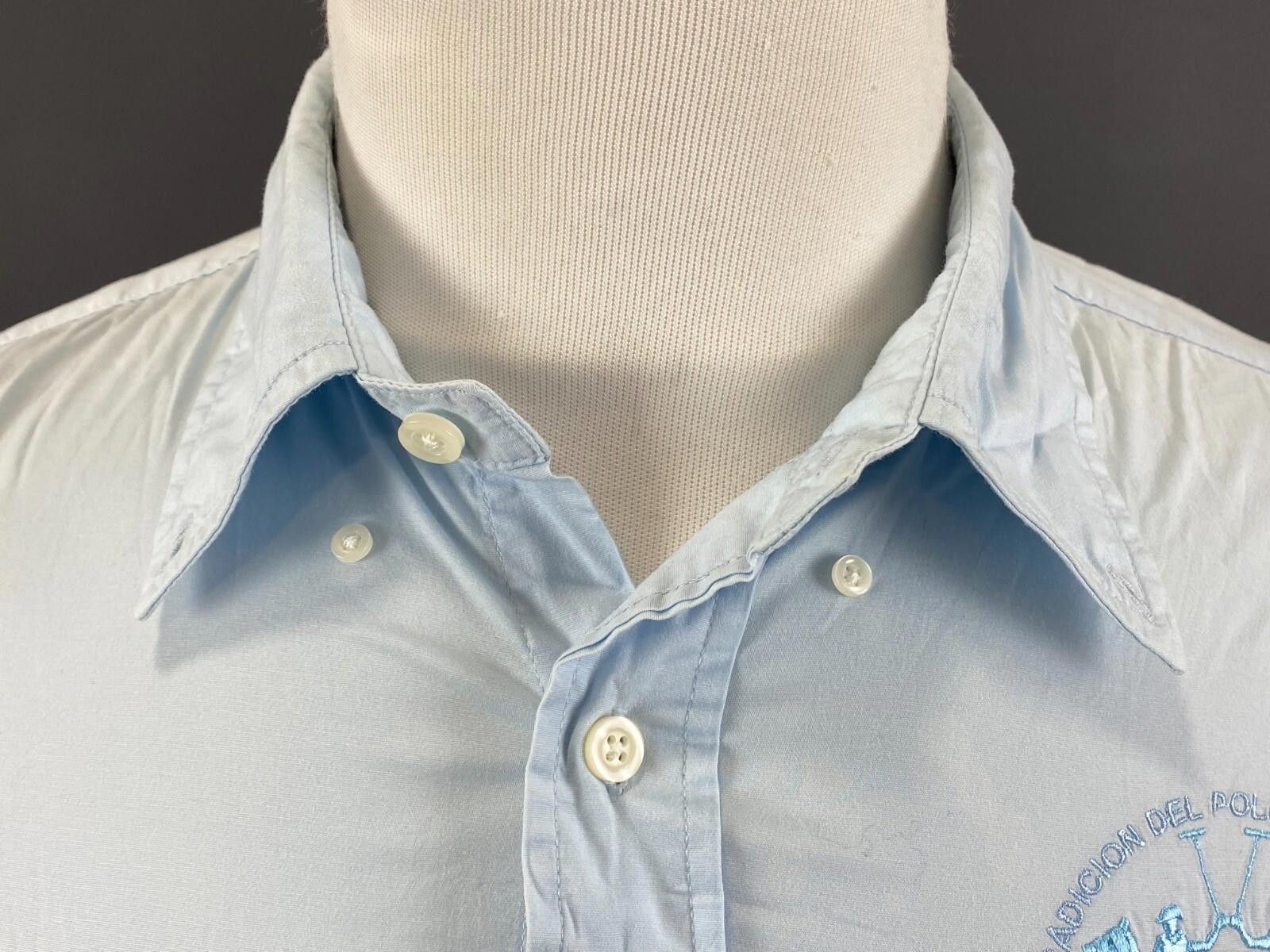 La Martina La Martina Buenos Aires Argentina Blue Shirt Size M Size US M / EU 48-50 / 2 - 5 Thumbnail