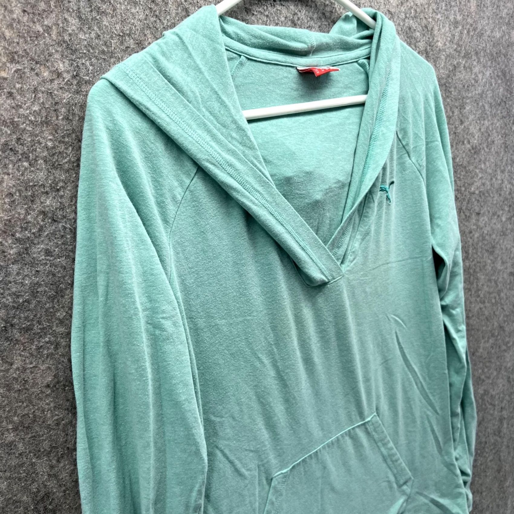 Puma VINTAGE? No. Puma Sweater Women Medium Teal Blue Hoodie Sweatshirt Pullover Sportlifestyle Size M / US 6-8 / IT 42-44 - 3 Thumbnail