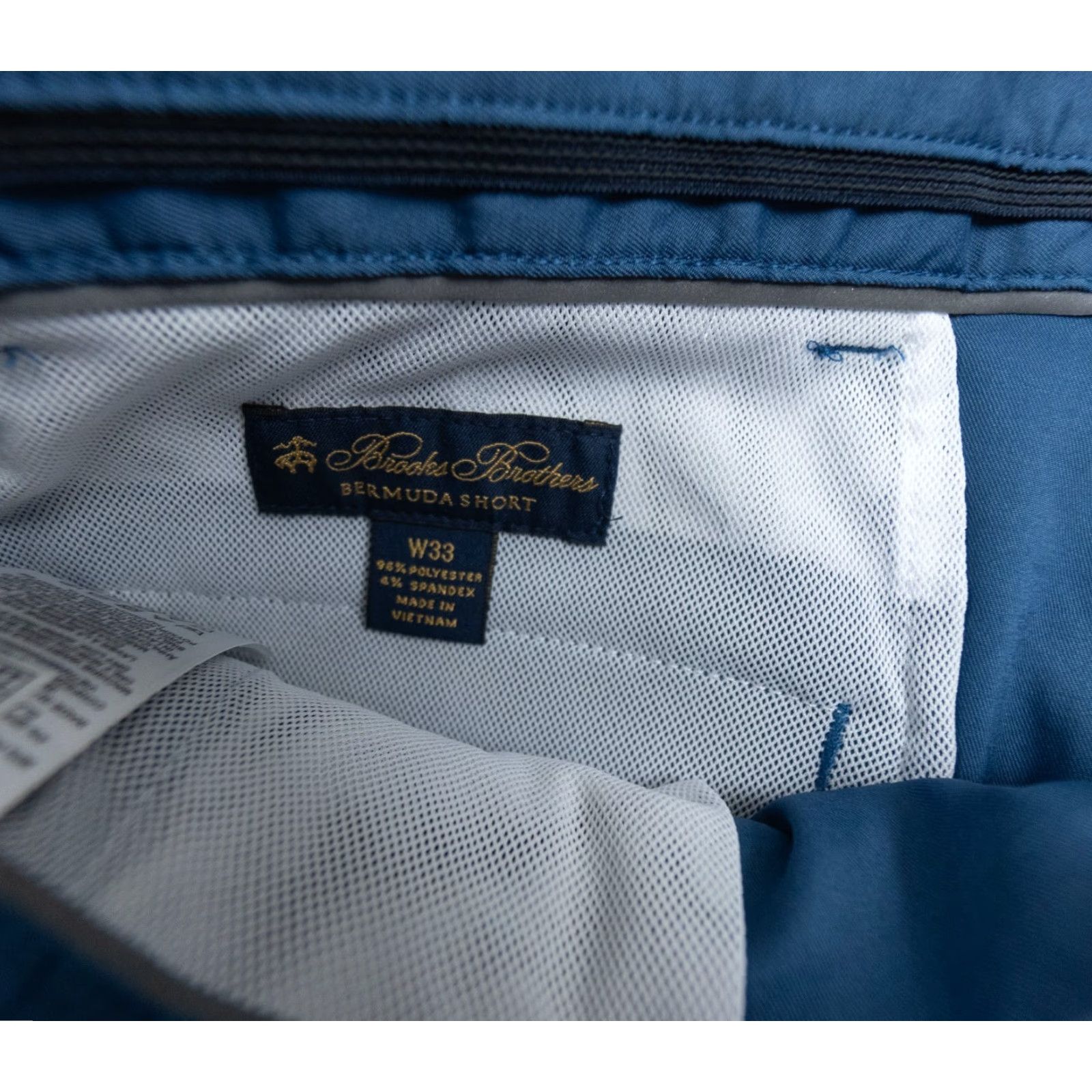 Brooks Brothers Brooks Brothers Shorts Adult 33 Blue Chino Bermuda 9" Stretch Casual Preppy Mens Size US 33 - 6 Thumbnail
