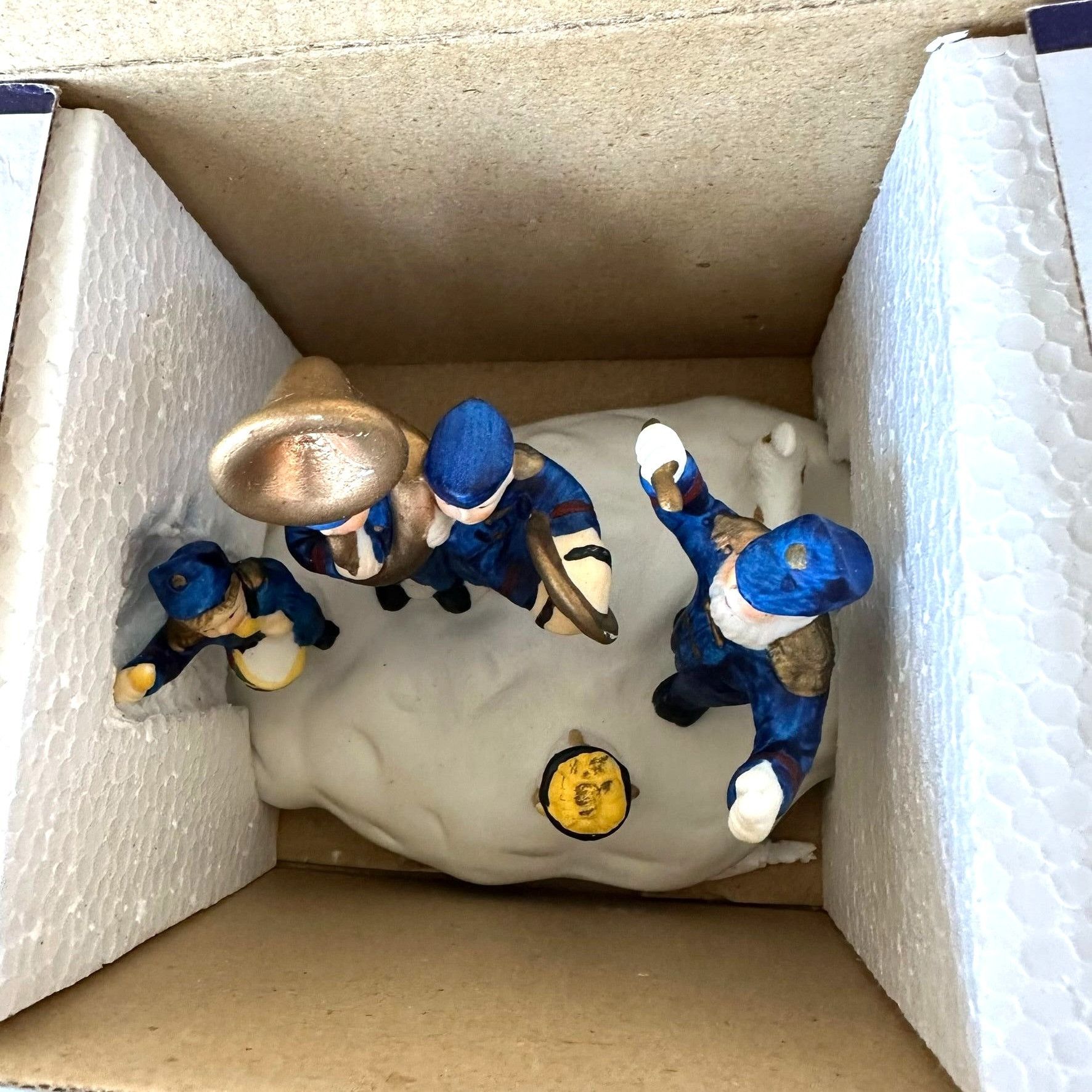 Vintage VTG Porcelain Band Conductor Puppy Figurine Please Give Chr Size ONE SIZE - 9 Thumbnail