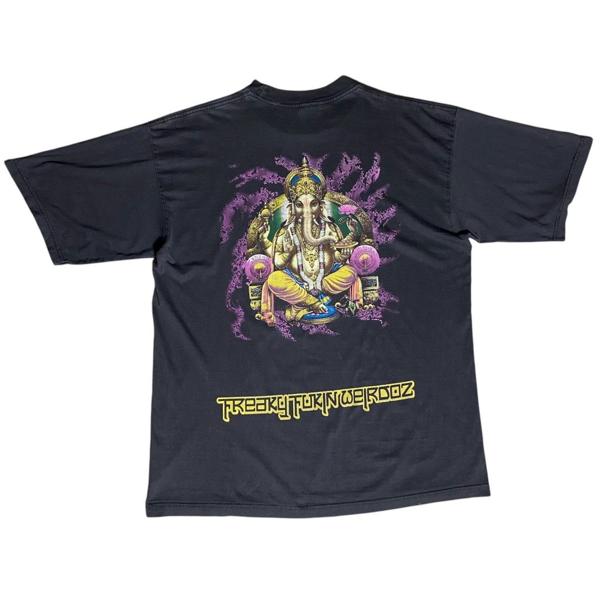 Band Tees Vintage 90s Freaky Fukin Weirdoz Hardcore Band Tee / Ganesha Size US XL / EU 56 / 4 - 1 Thumbnail