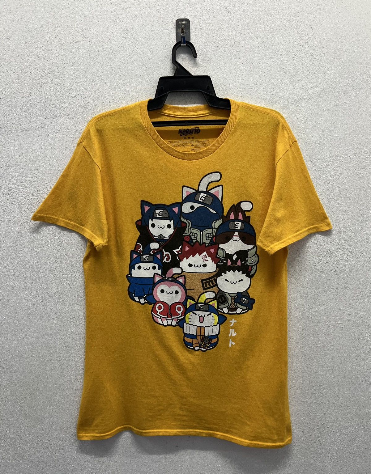 Anime 2002 MASASHI KISHIMOTO NARUTO NYARUTO SHIRT Size US M / EU 48-50 / 2 - 1 Thumbnail