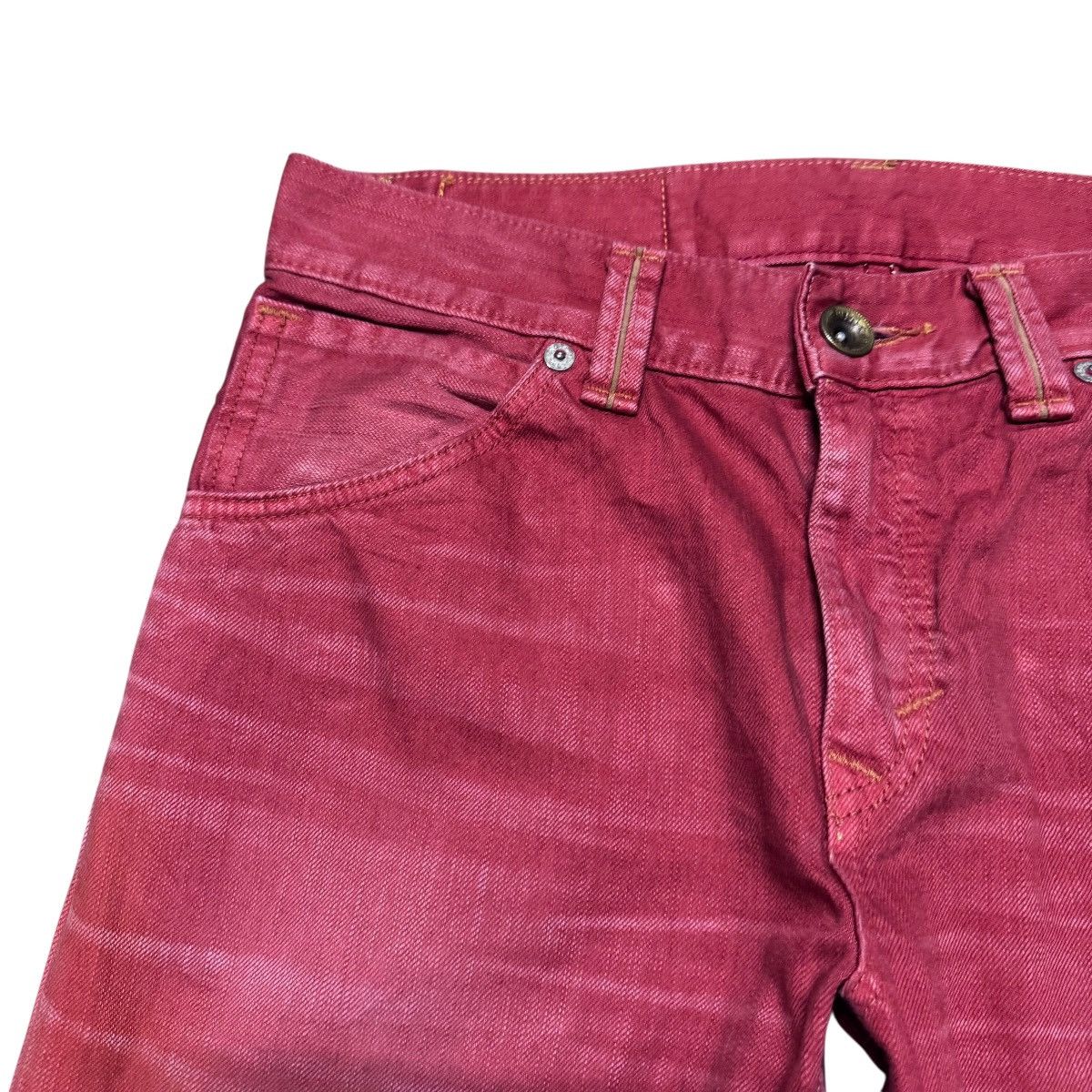 Edwin Vintage Edwin 483XVS Red Denim Jeans Size US 33 - 4 Thumbnail