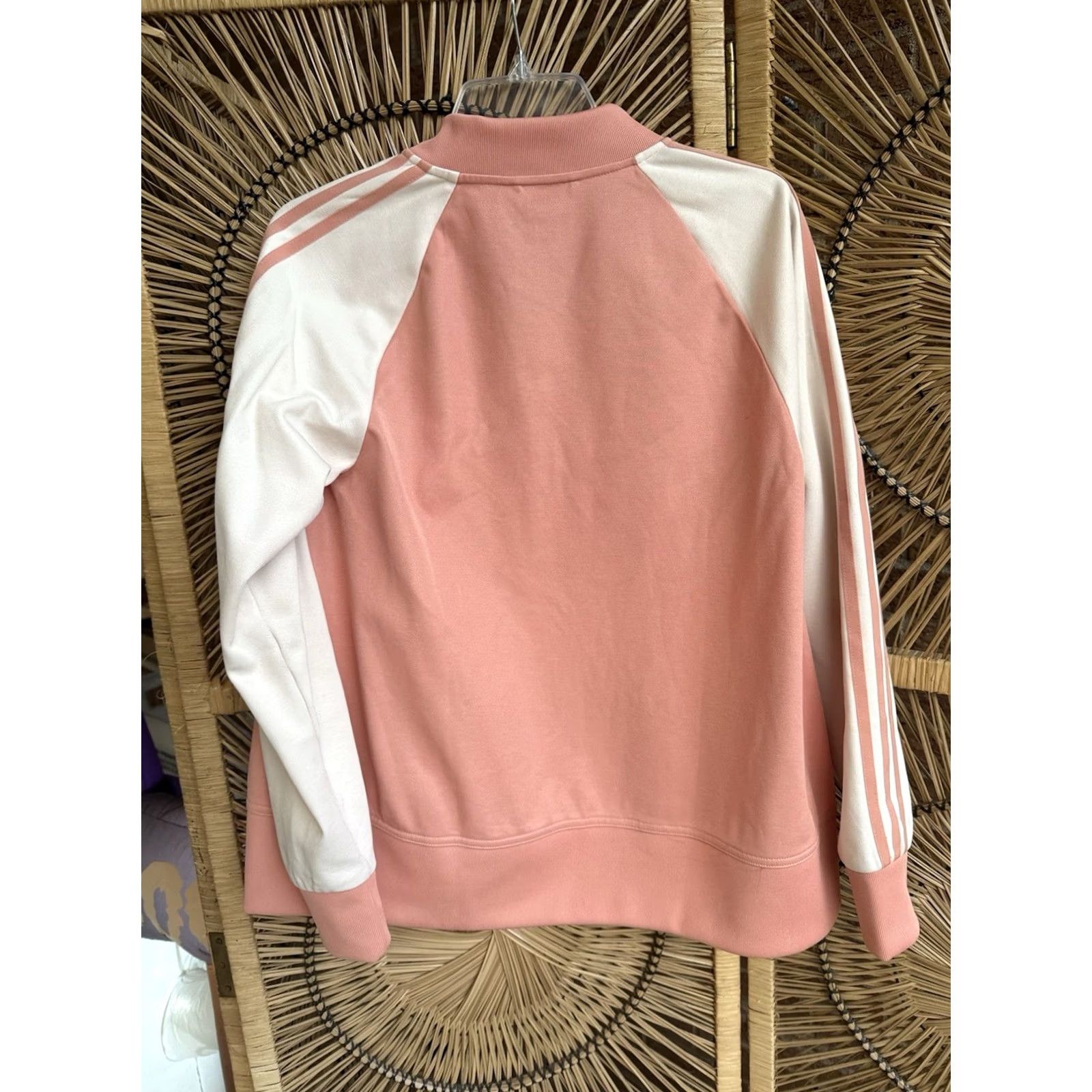 Adidas Adidas Primegreen Jacket Women’s Jacket Short Full Zip Windbreaker Coral Pink Small Side Slits Pockets Activewear Size S / US 4 / IT 40 - 7 Thumbnail