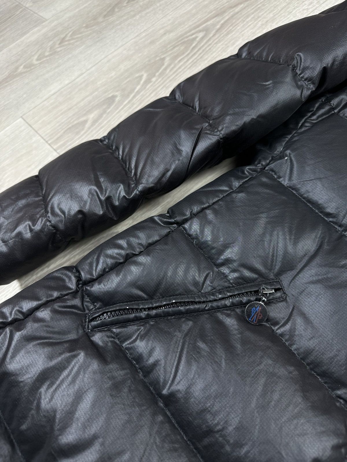 Moncler Black Moncler Moka Long Hooded Dawn Puffer Parka Jacket Size L / US 10 / IT 46 - 8 Thumbnail