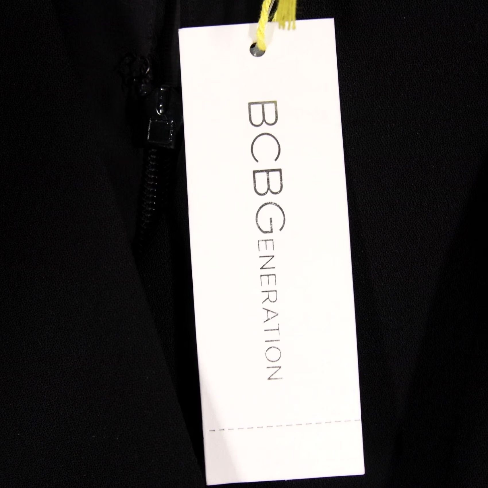 BCBGeneration BCBGGeneration Jumpsuit One-Piece Sleeveless V-Neck Black Size 0 Women Party Formal Workwear NWT Size 25" / US 0 / IT 36 - 6 Thumbnail