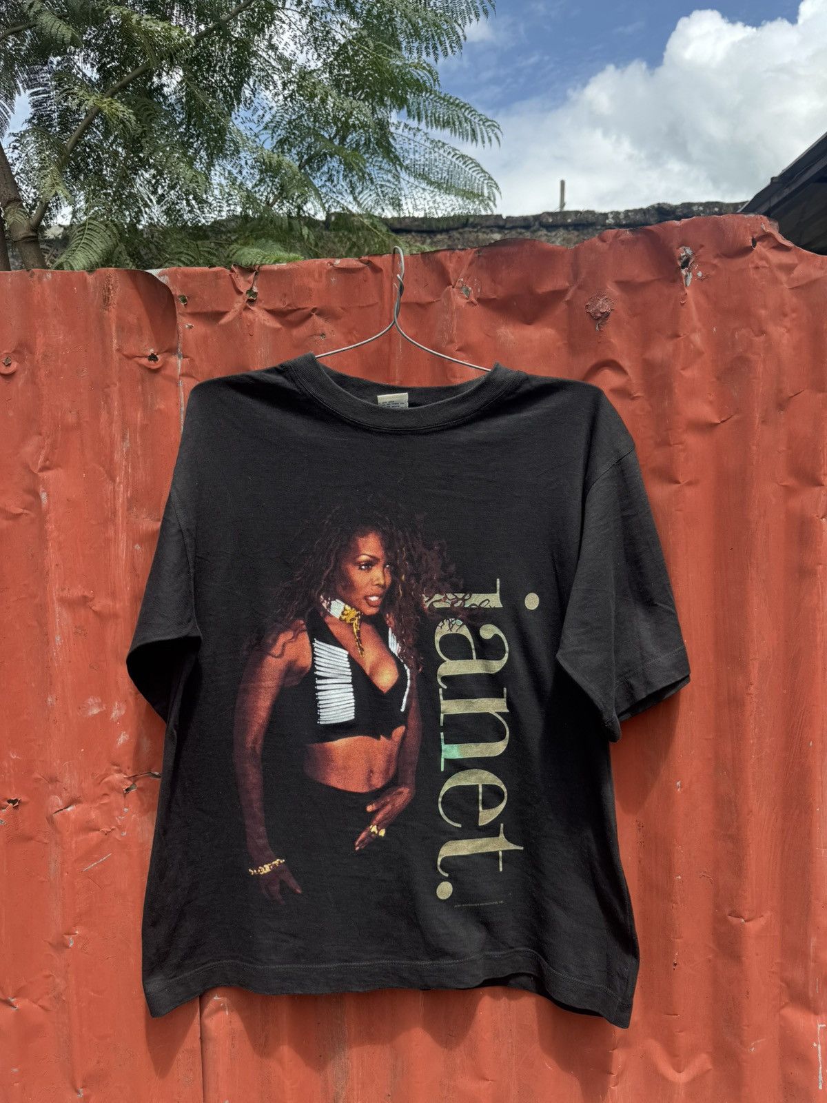 Vintage Vintage 1995 Janet Jackson 1995 world Tour tshirt Size US L / EU 52-54 / 3 - 1 Thumbnail