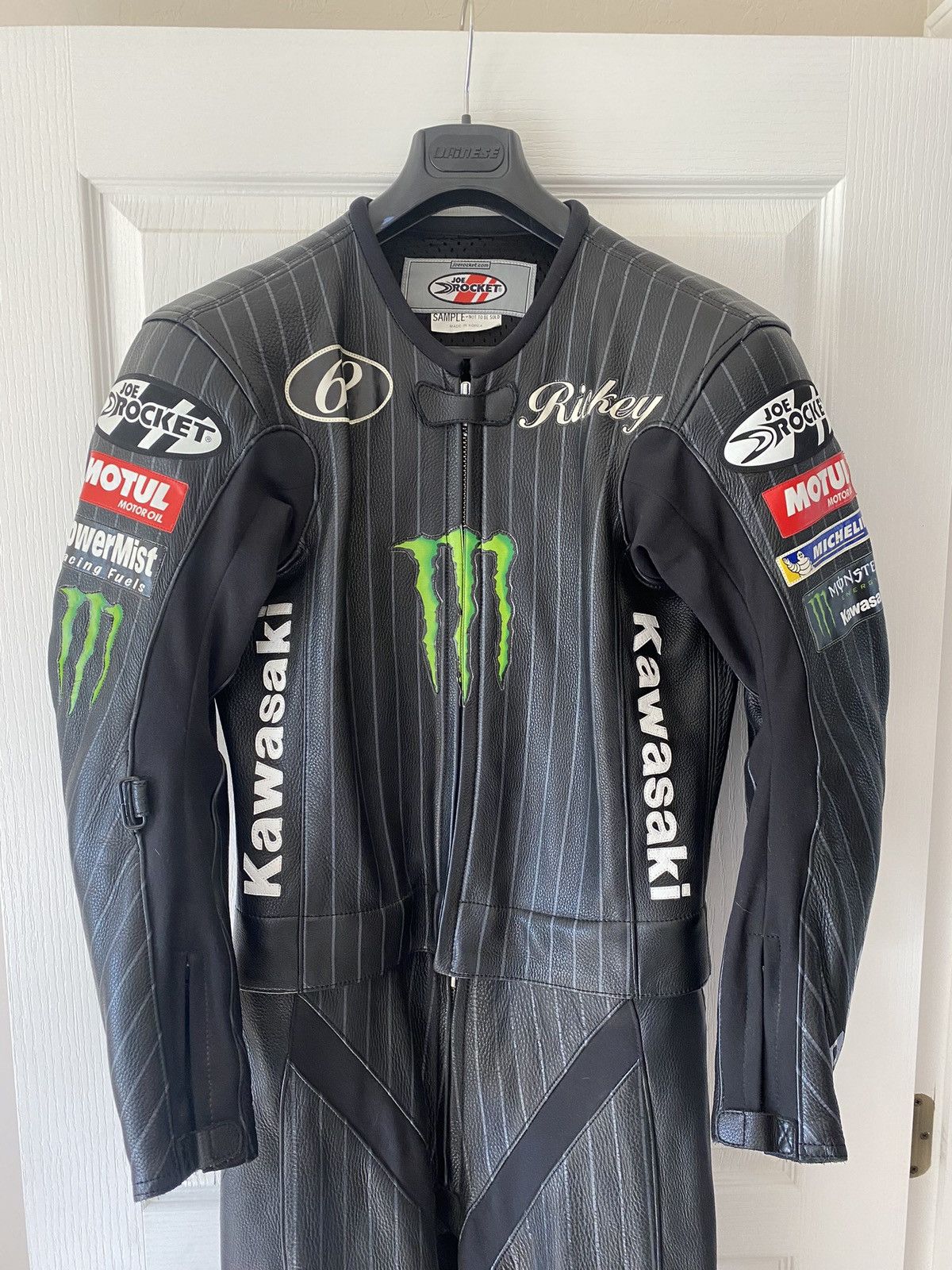 Joe Rocket Custom Monster Energy Leather Two Piece Racing Suit Size US L / EU 52-54 / 3 - 2 Thumbnail