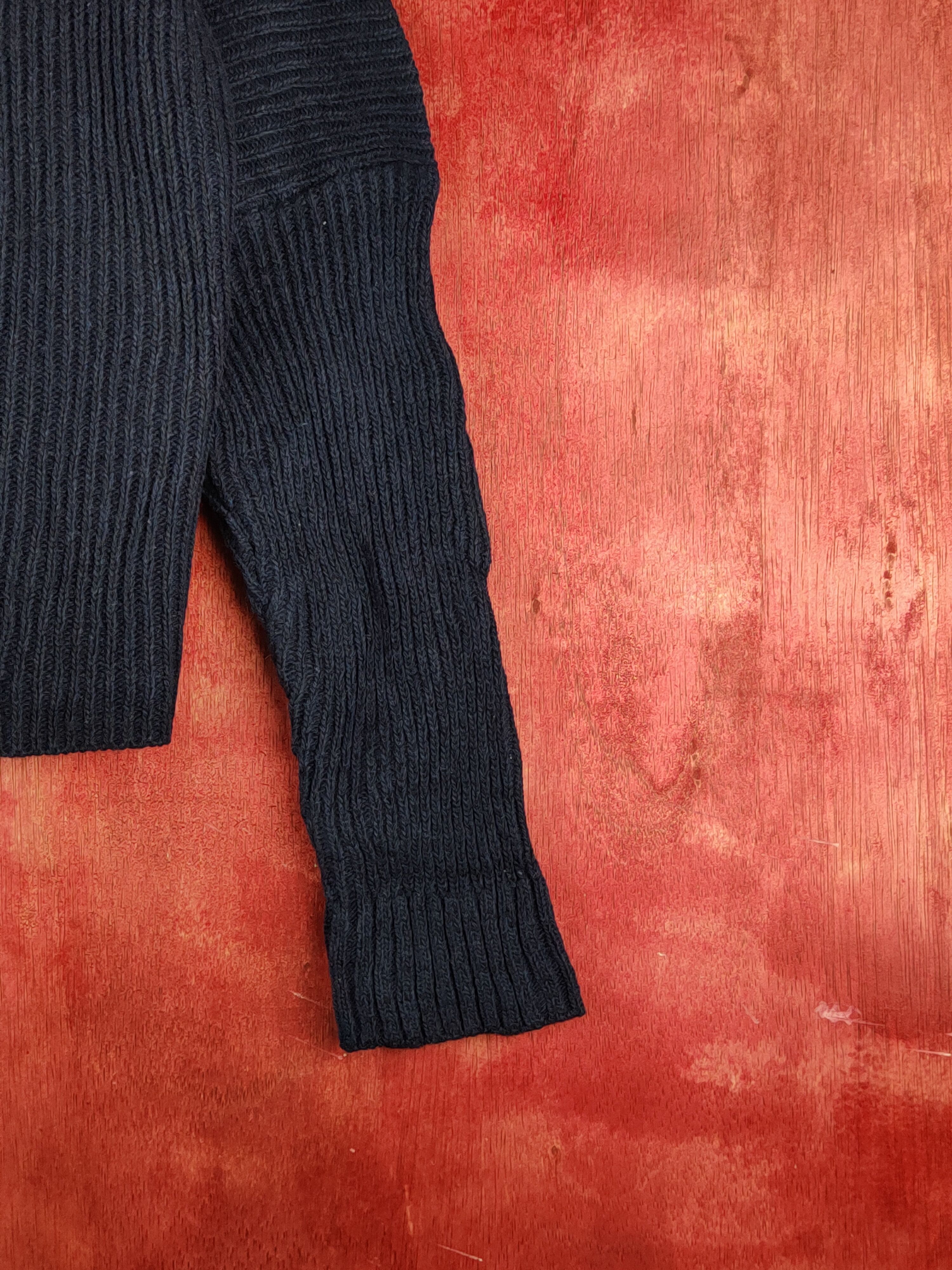 Japanese Brand Japanese Brand Dark Blue Knitwear Cardigan #S2345 Size M / US 6-8 / IT 42-44 - 6 Thumbnail