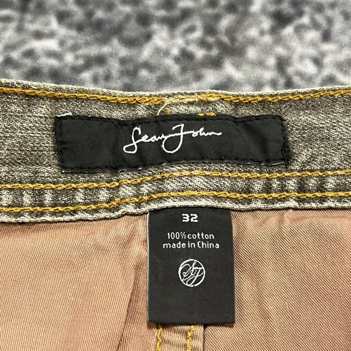 Sean John Vintage Y2K Sean John Baggy Jorts Grunge Skater Denim Shorts Size US 32 / EU 48 - 9 Thumbnail