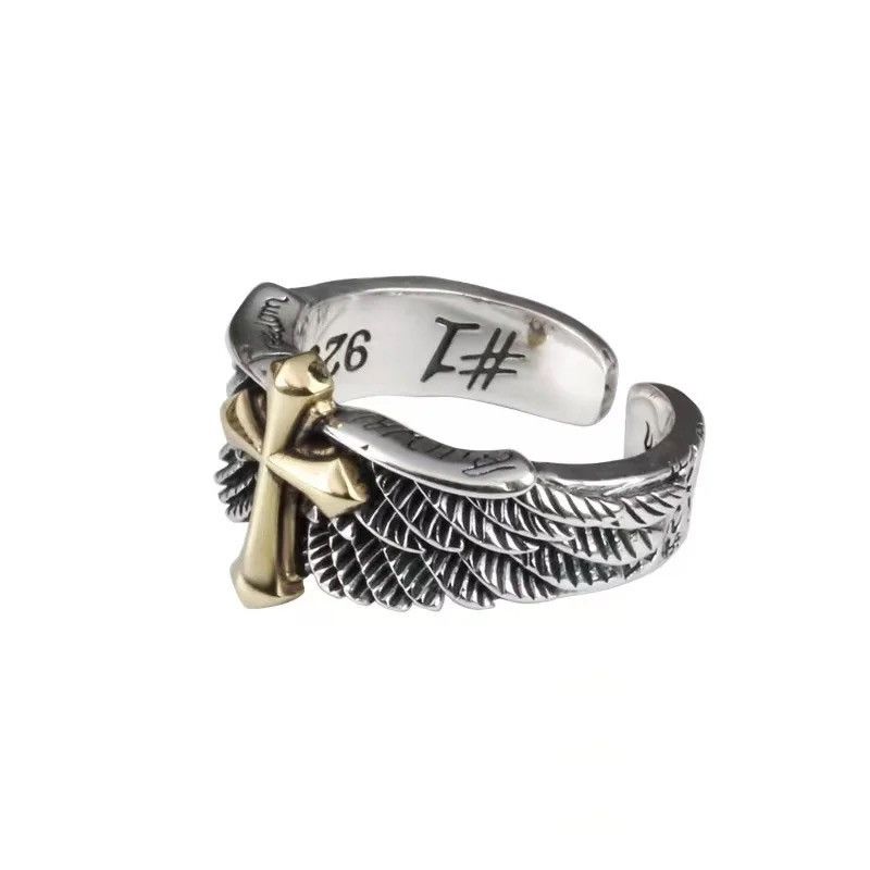 Jewelry × Vintage Exquisite Relief Cross Ring Size ONE SIZE - 5 Thumbnail