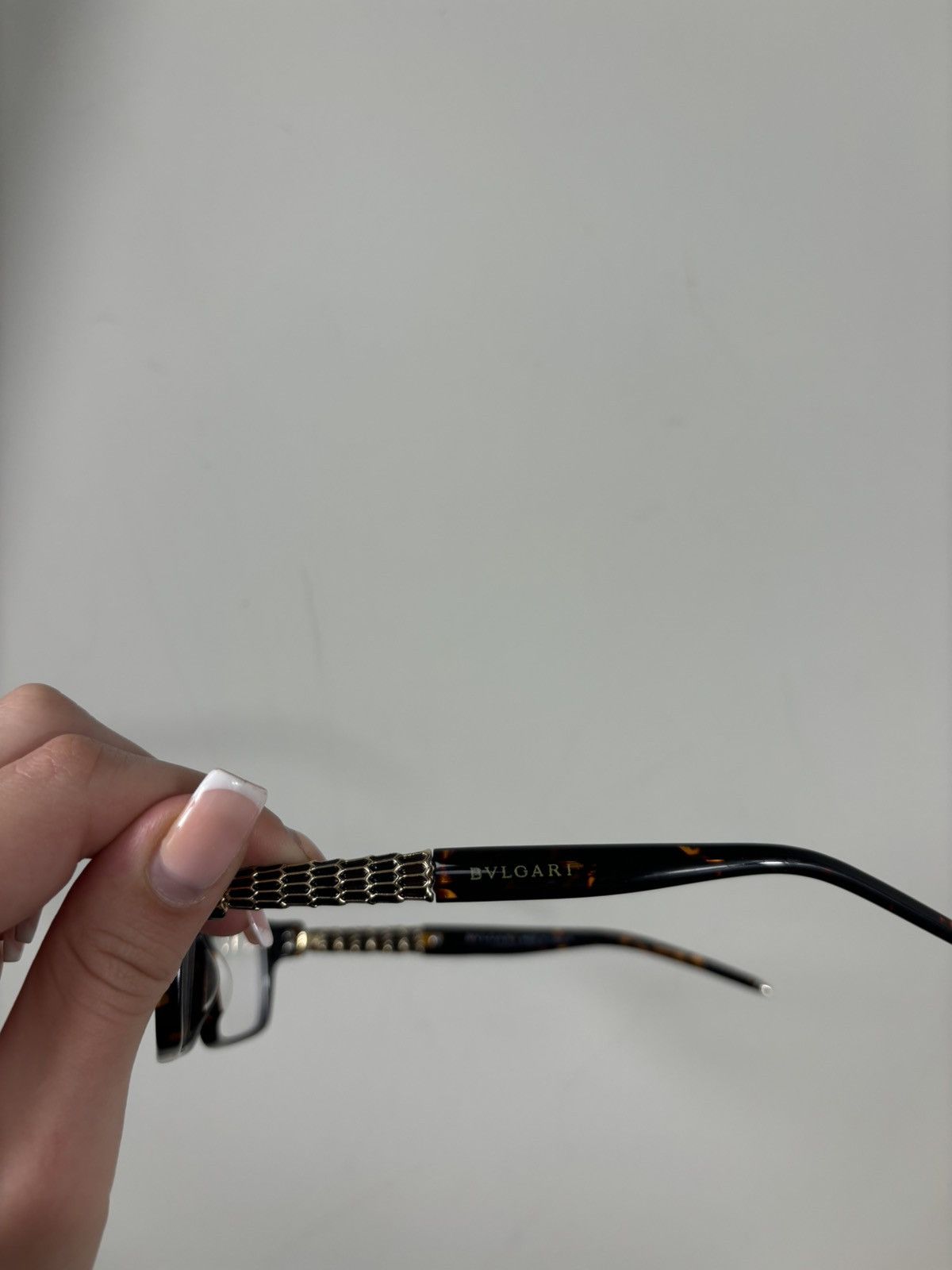 Bvlgari Bvlgari Very Rare Women’s Black/Gold Eyeglasses Frames Size ONE SIZE - 13 Thumbnail