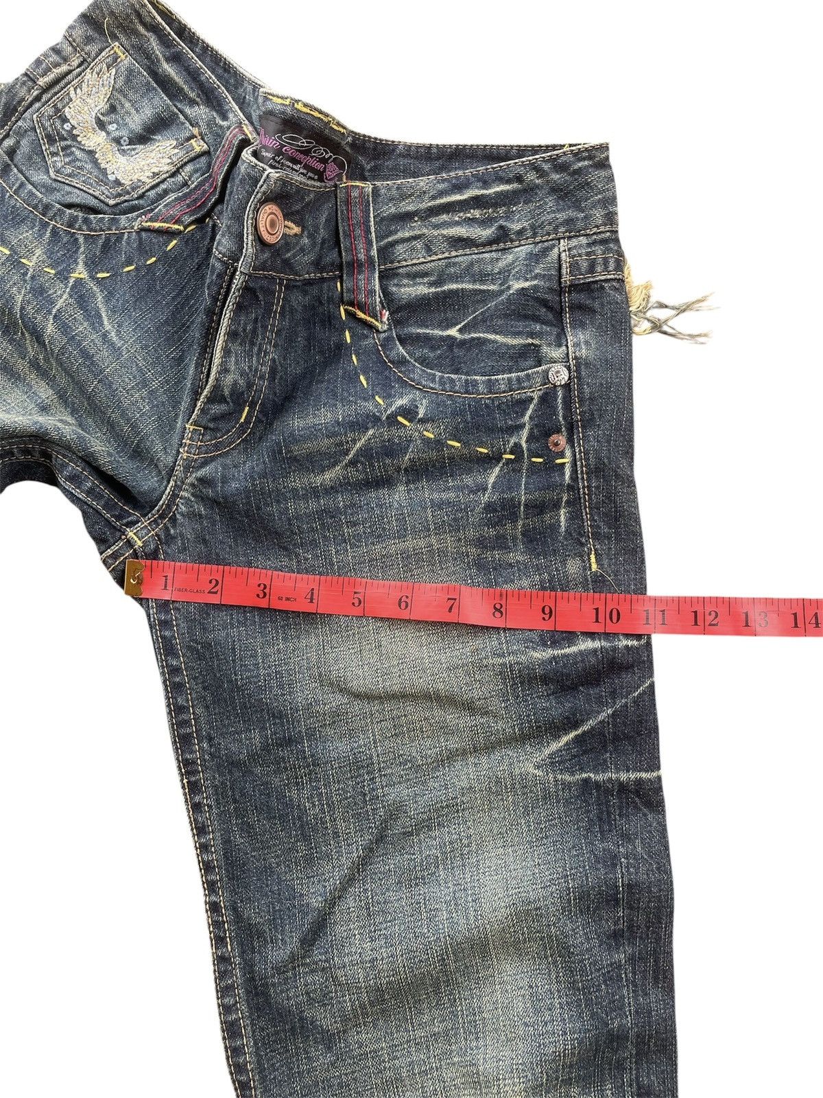 Other Vintage Japanese Bootcut Denim Jeans Size US 32 / EU 48 - 8 Thumbnail
