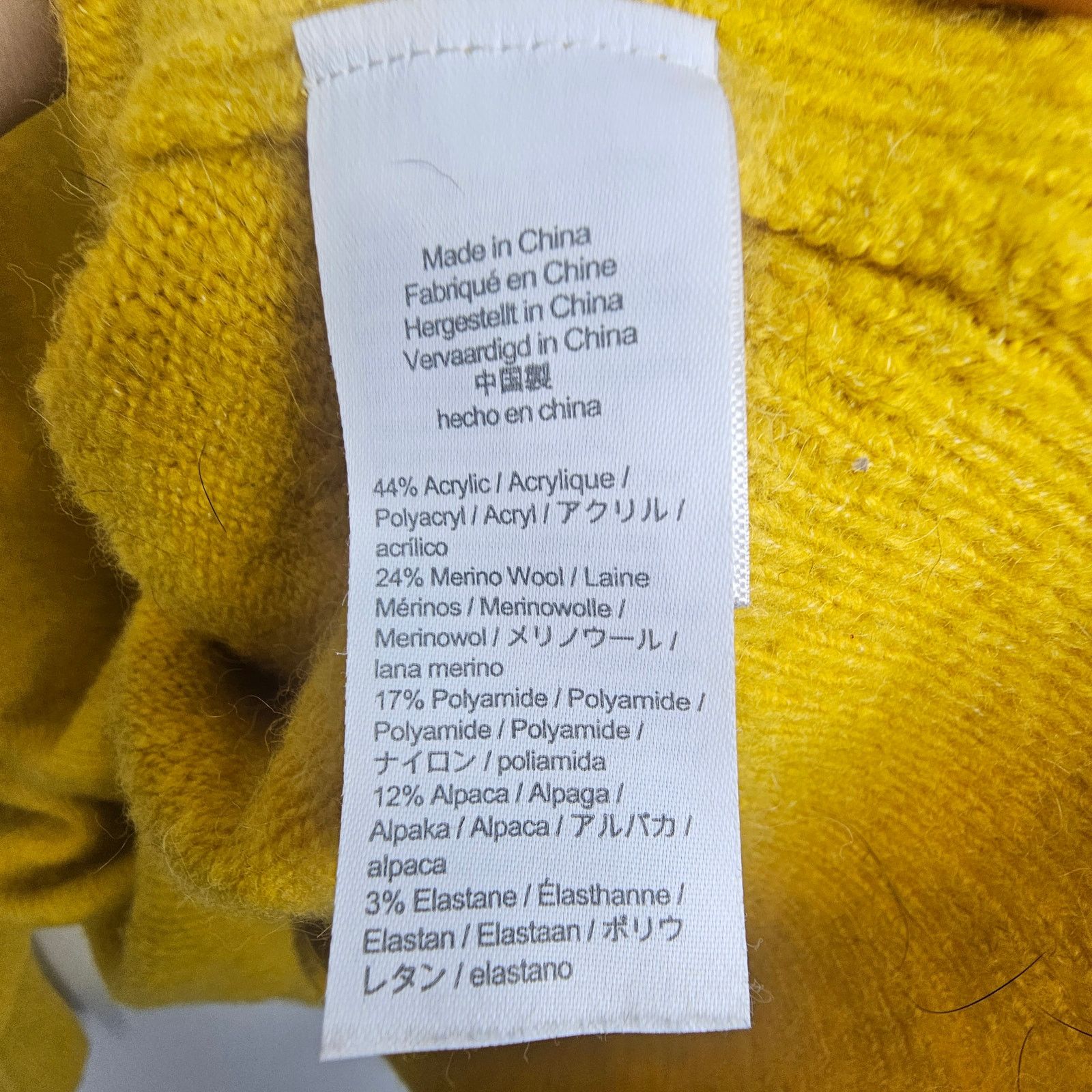 J.Crew J. Crew Womens Wool Alpaca Sweater Plus Size 2X Yellow Size XXL / US 16-18 / IT 52-54 - 8 Thumbnail