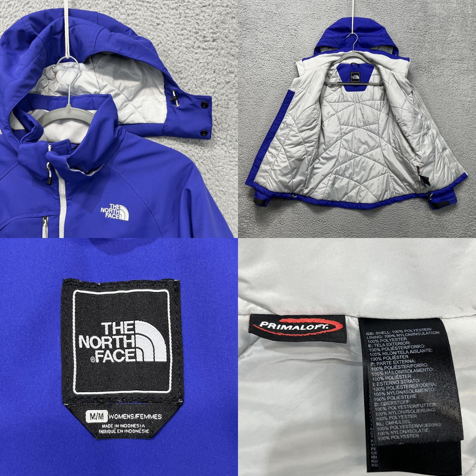 The North Face VINTAGE The North Face Jacket Womens M Blue Apex softshell Insulated Primaloft Hood Size M / US 6-8 / IT 42-44 - 9 Thumbnail
