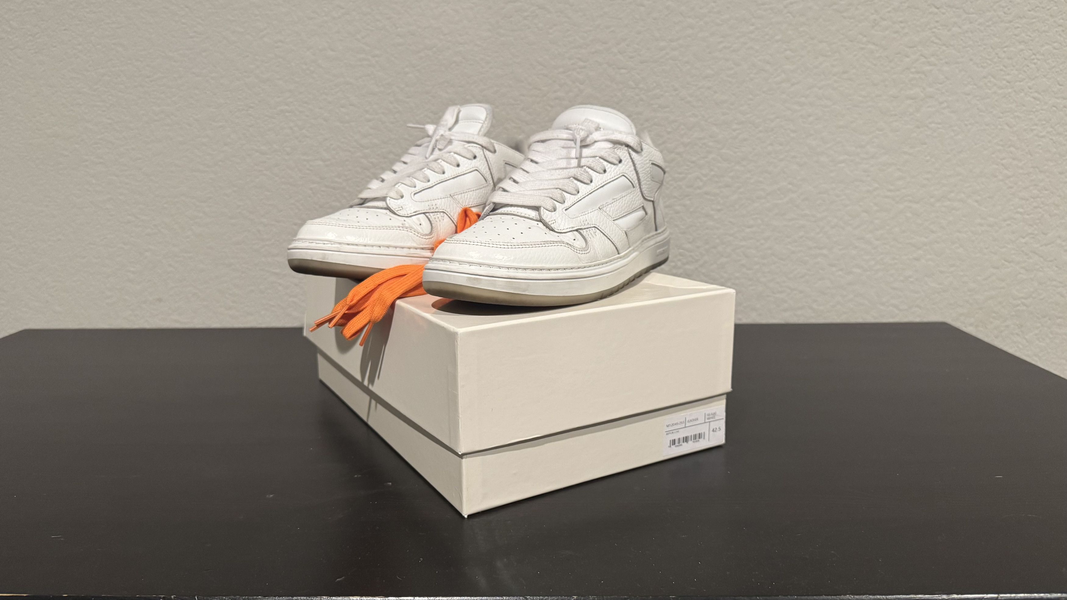 Represent Clo. Represent Reptor Low SS Flat White M12049-293 Size US 9.5 / EU 42-43 - 4 Thumbnail