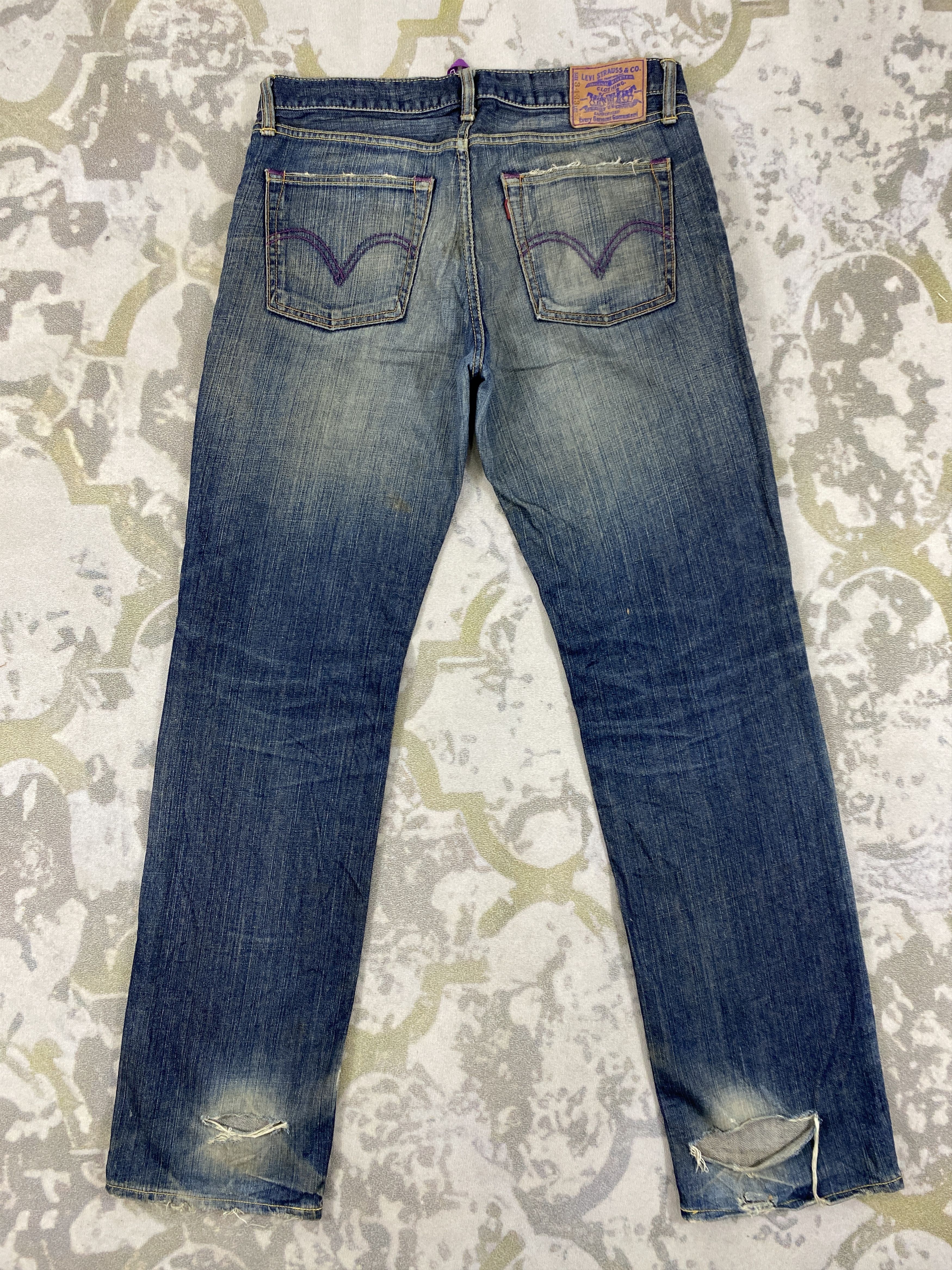 Levi's Distressed Blue Vintage Levi's 502 Jeans 36x33.5 JN3493 Size US 36 / EU 52 - 2 Thumbnail