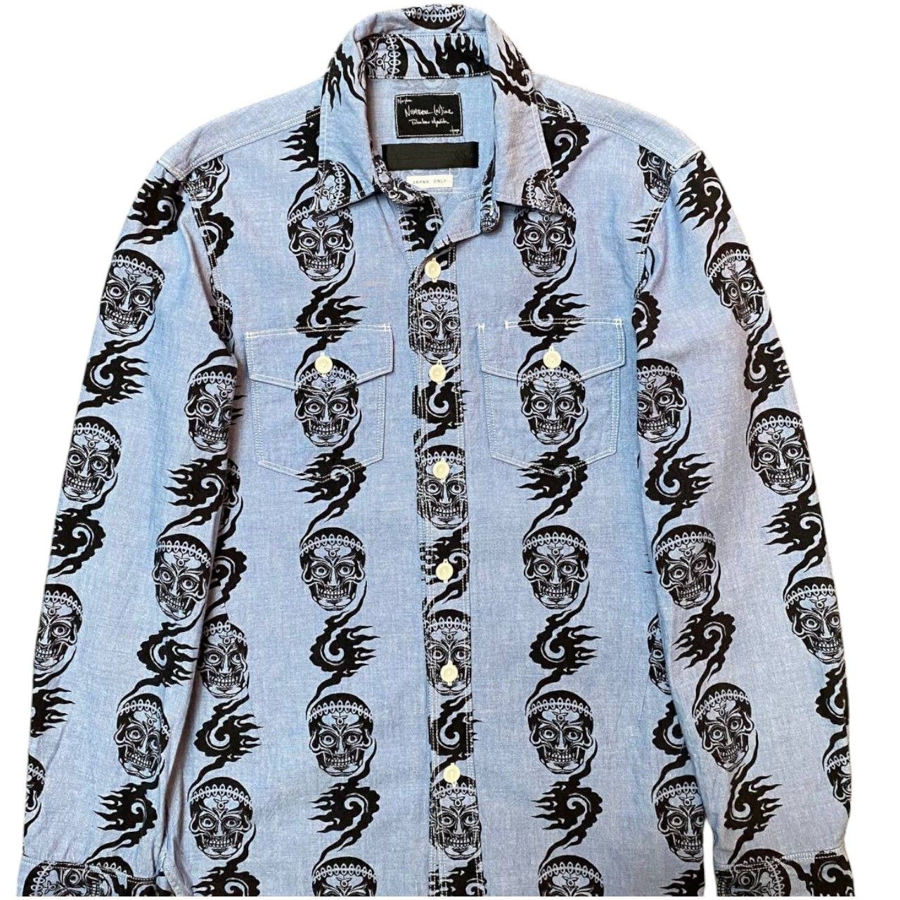 Number (N)ine × Takahiromiyashita The Soloist. NUMBERNINE X MAGICAL DESIGN SKULL PRINTED TAKAHIRO MIYASHITA Size US M / EU 48-50 / 2 - 2 Thumbnail