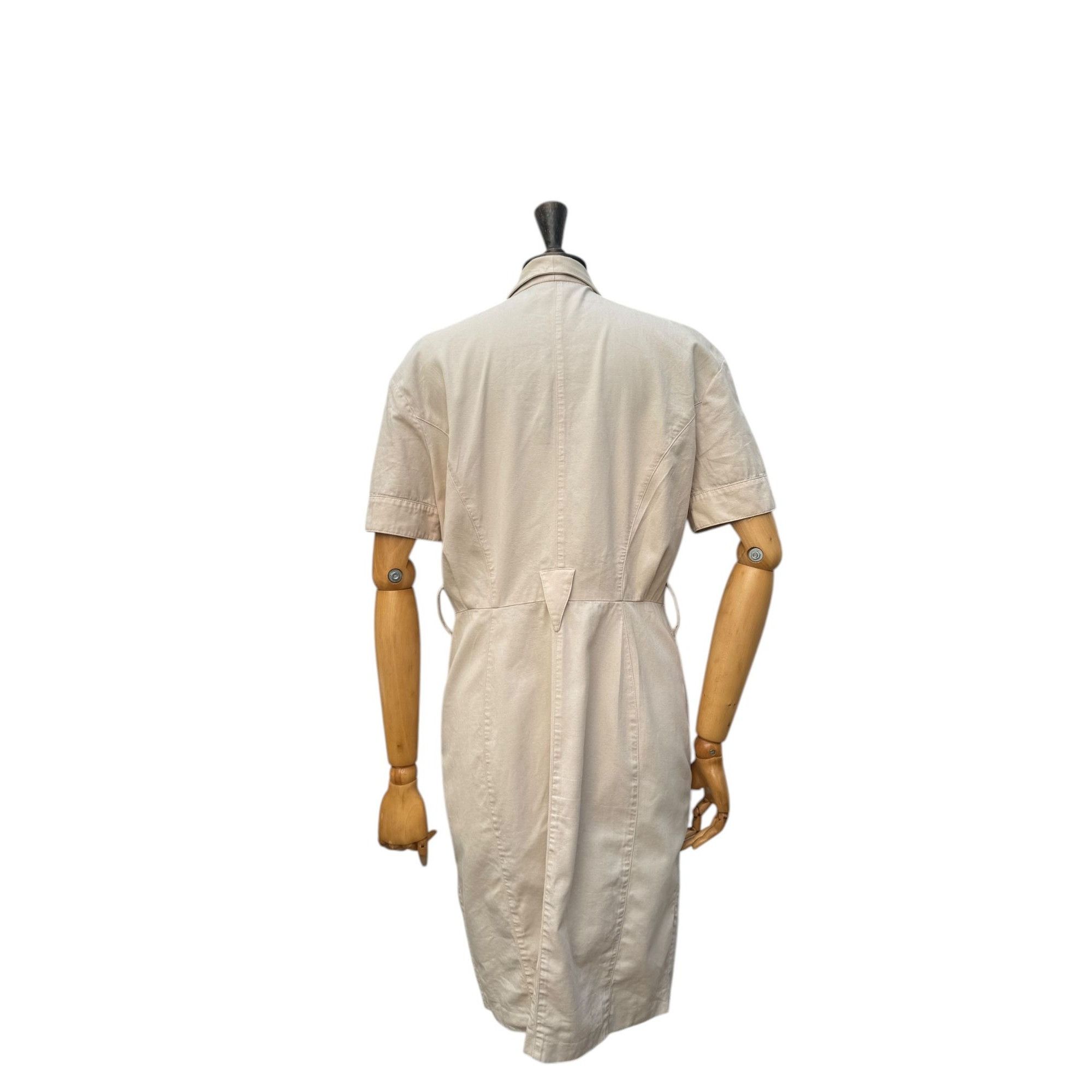 Thierry Mugler Beige Sculptural Dress Size M / US 6-8 / IT 42-44 - 2 Thumbnail