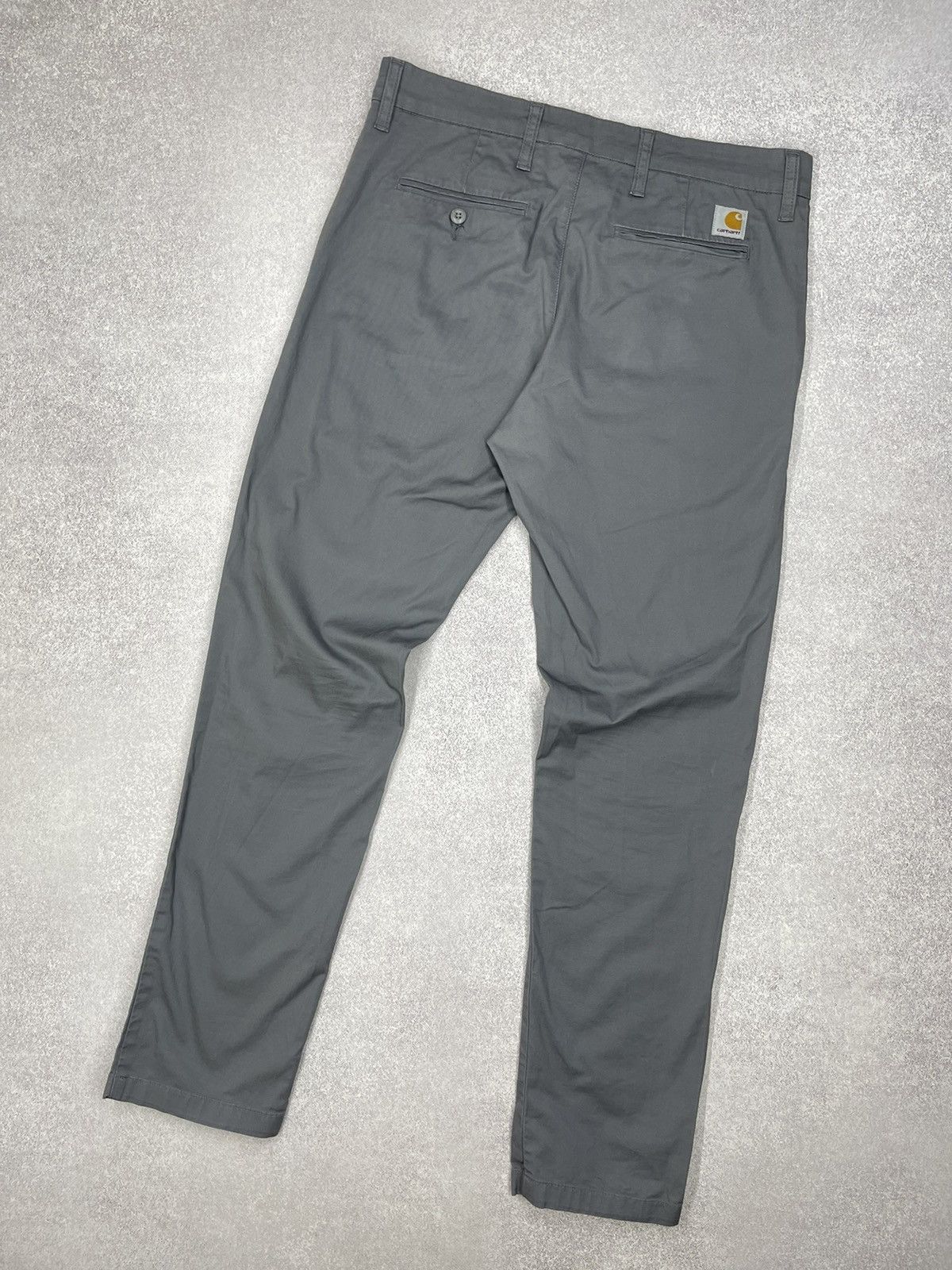 Carhartt Mens Carhartt Sid Chino Pants Grey Size 32 Size US 32 / EU 48 - 1 Thumbnail